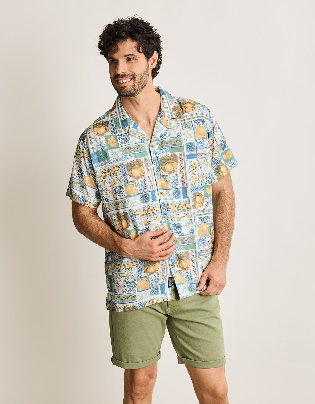 Camisa Manga Corta Blanco - Mosaix 4