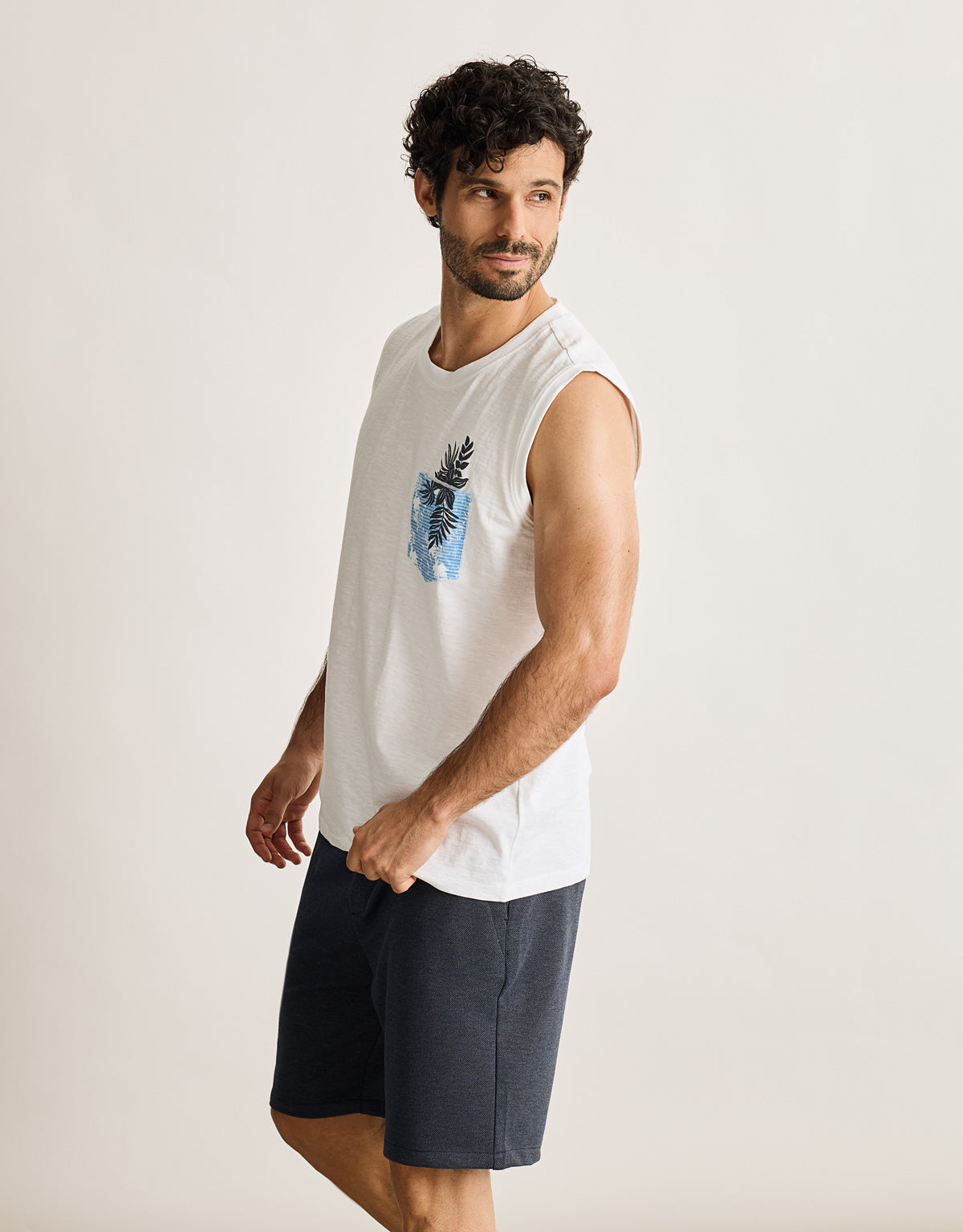 Camiseta Tirantes Blanco - Satri 4