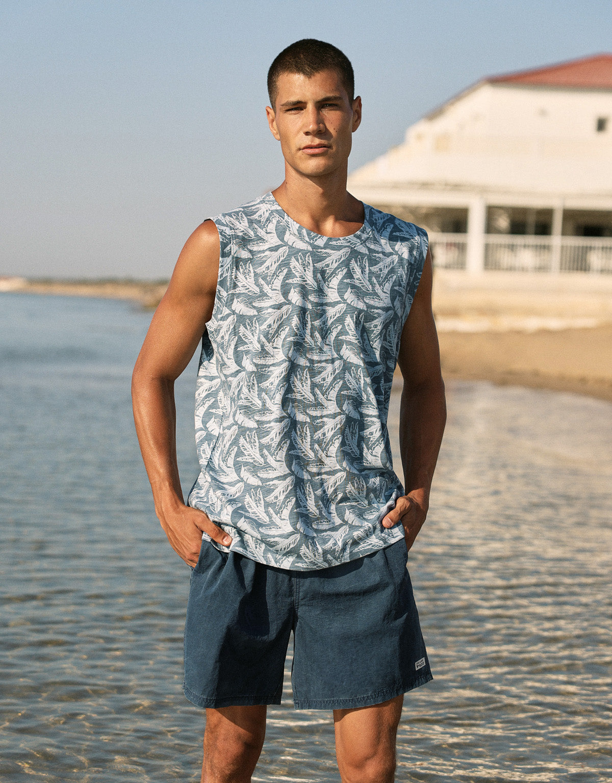 Camiseta Tirantes Azul - Sourpalm