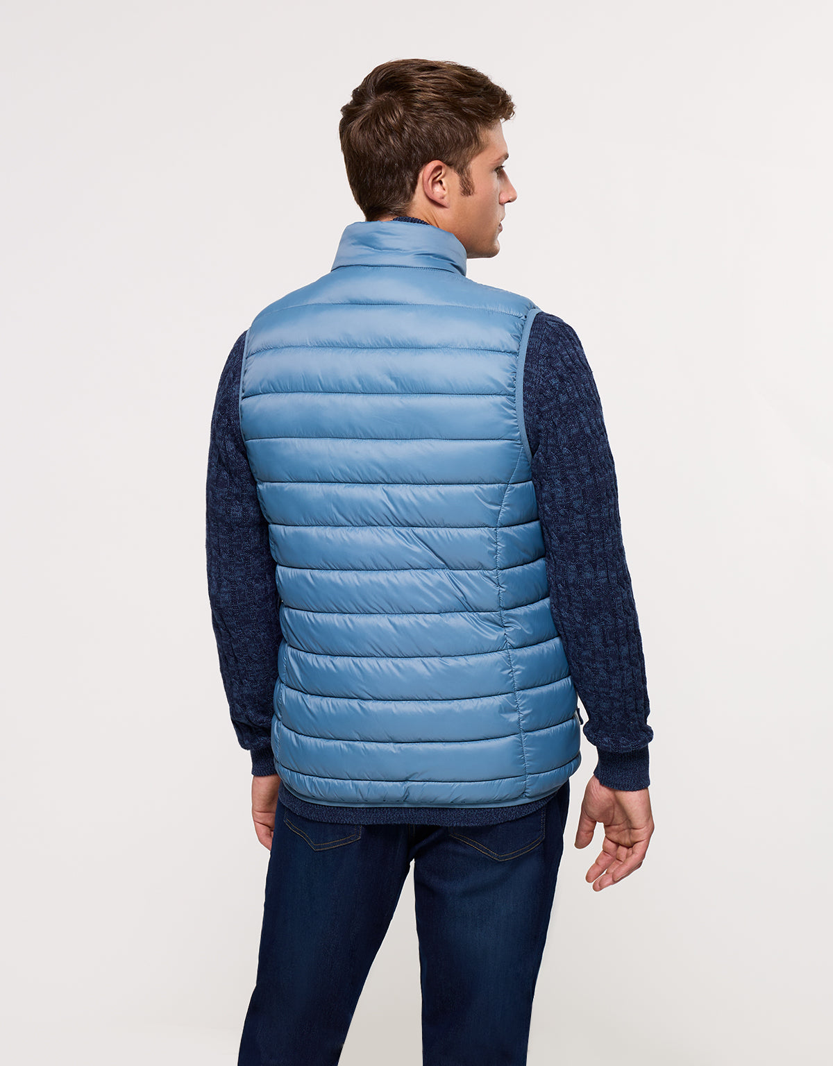 Light Blue Padded Gilet - Ninbo