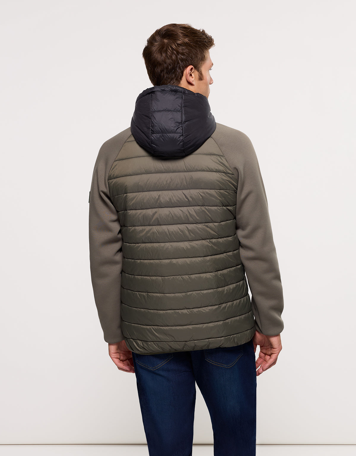 Chaqueta con Capucha Caqui - Nuni 5