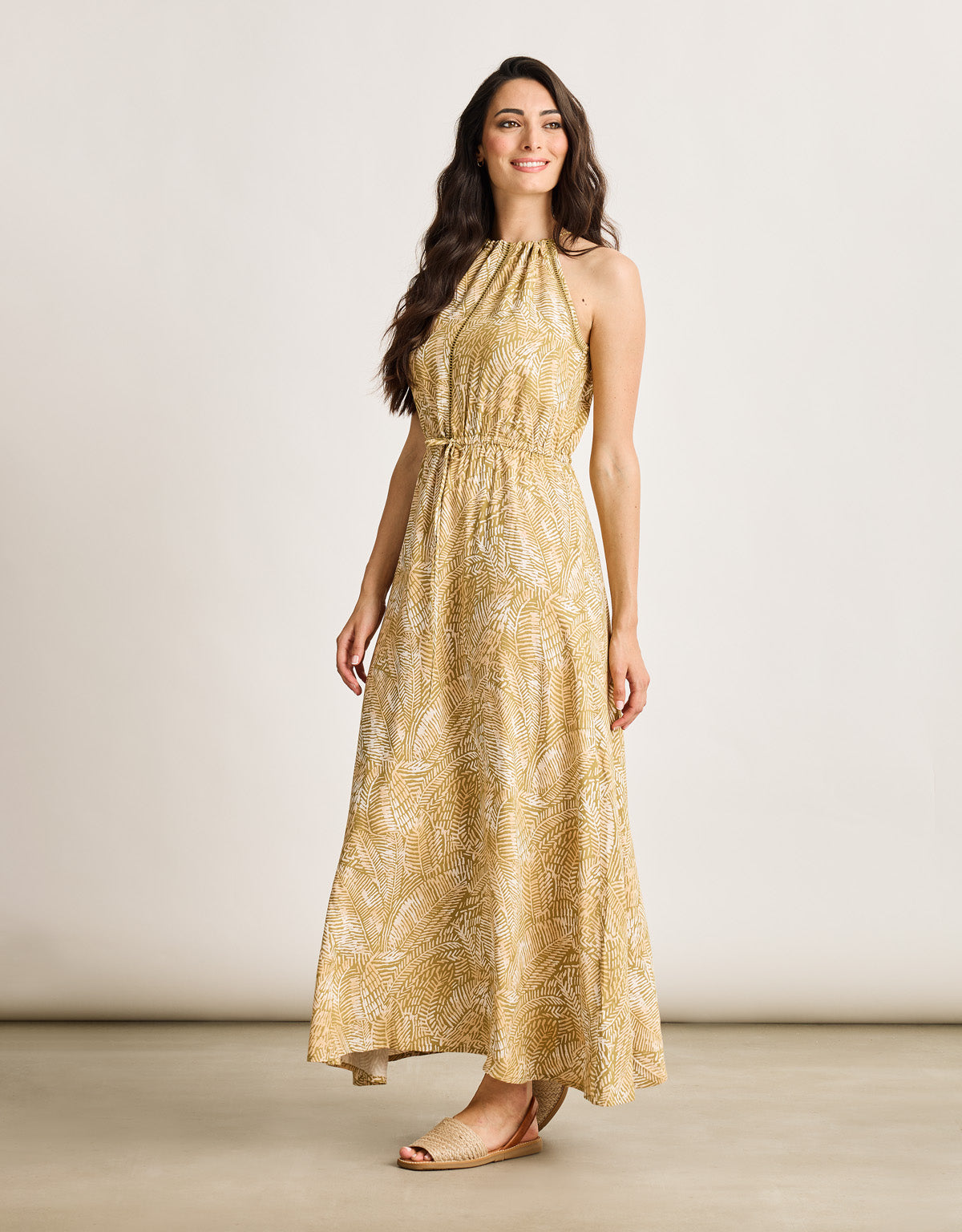 Vestido Largo Verde Claro - Firosa 3