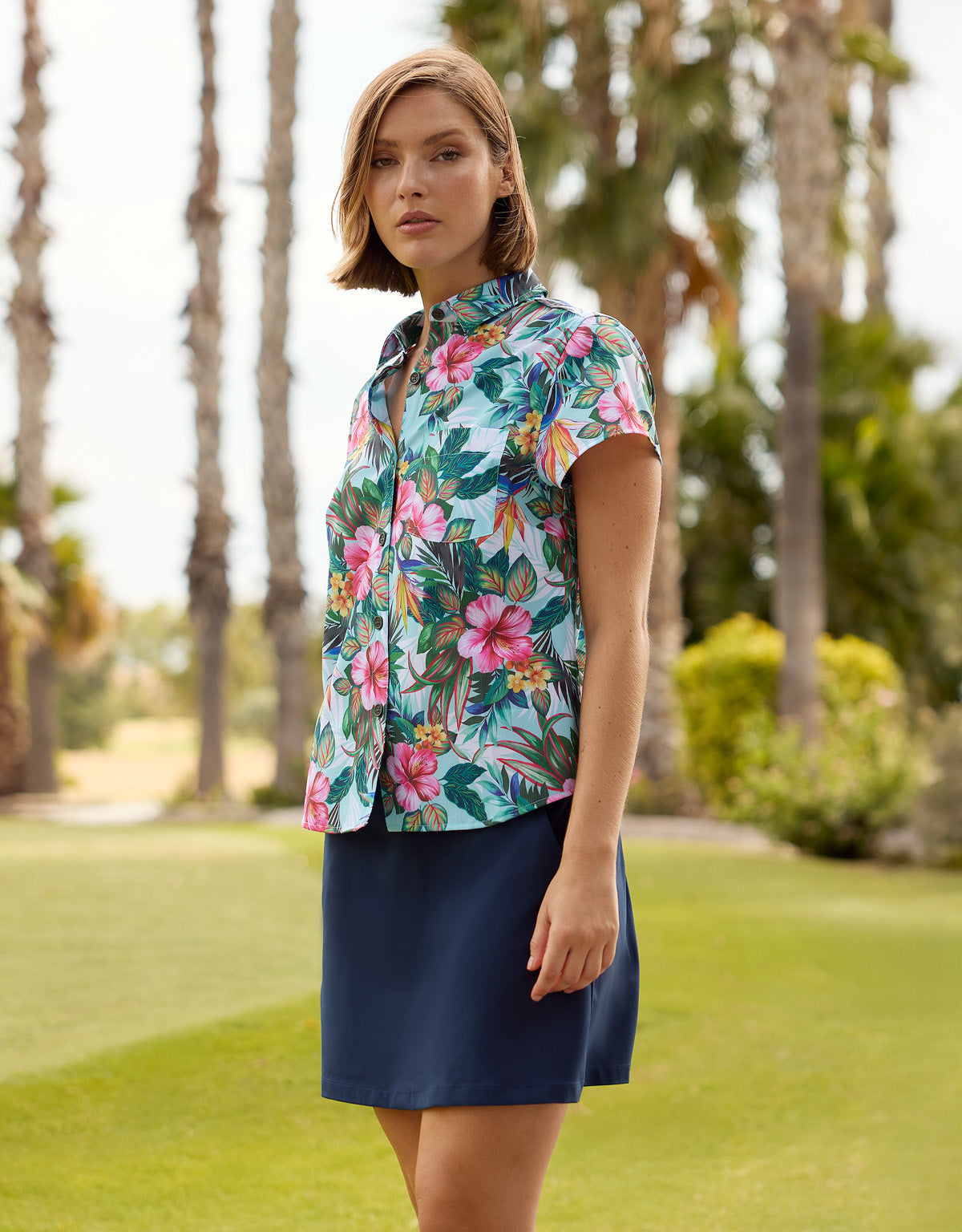 Multicolor Short-Sleeved Shirt - Nerin