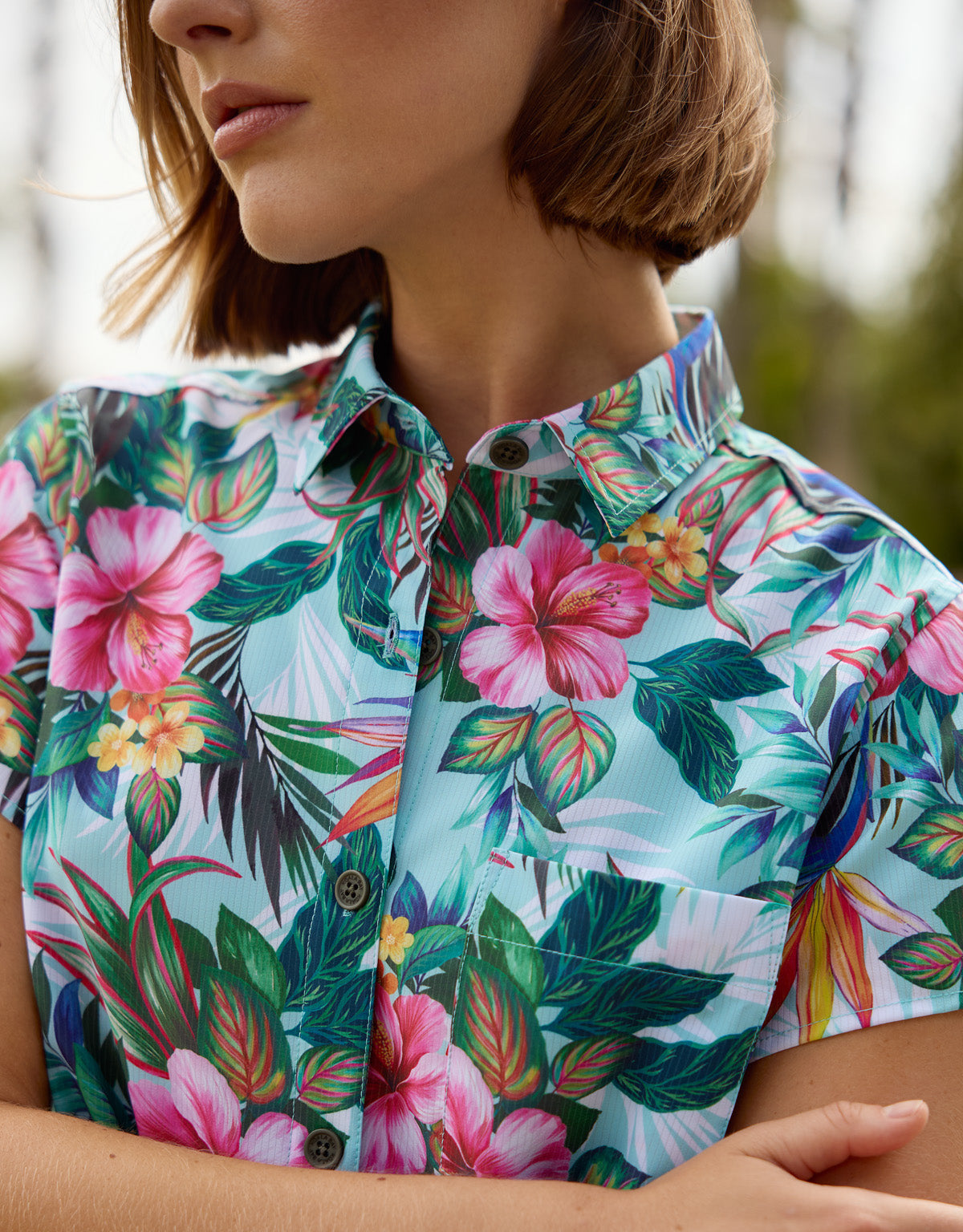 Multicolor Short-Sleeved Shirt - Nerin