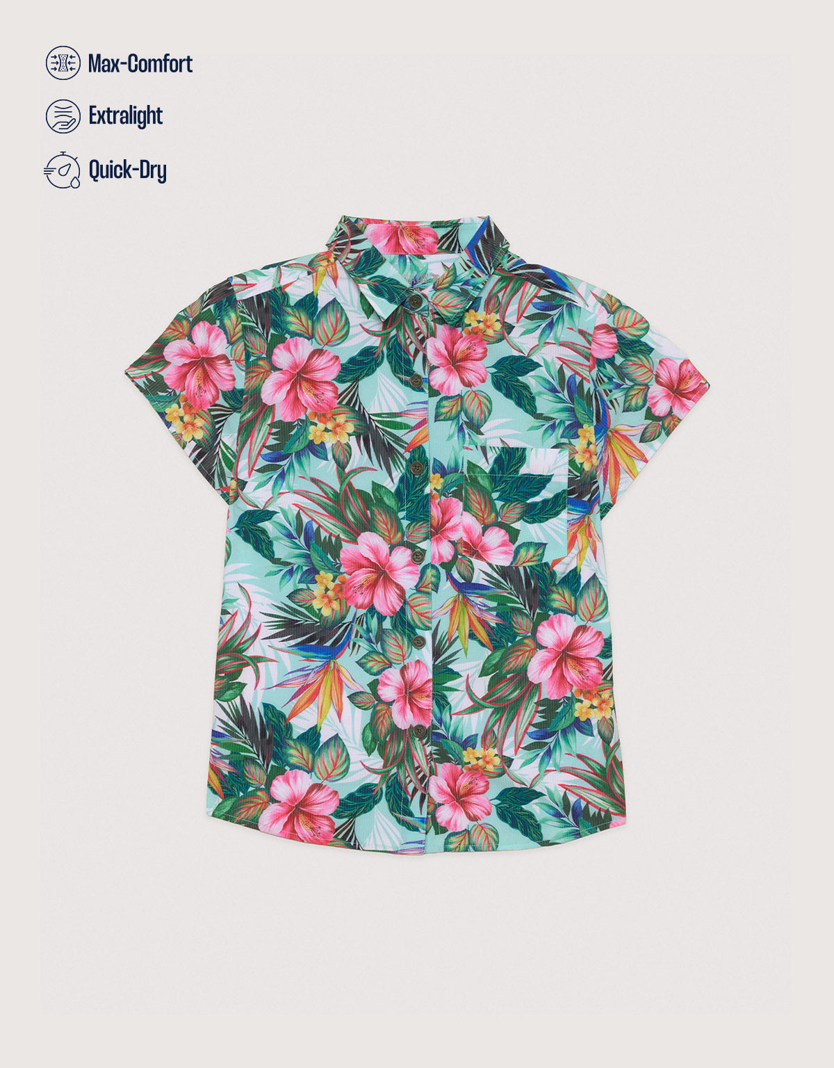 Multicolor Short-Sleeved Shirt - Nerin