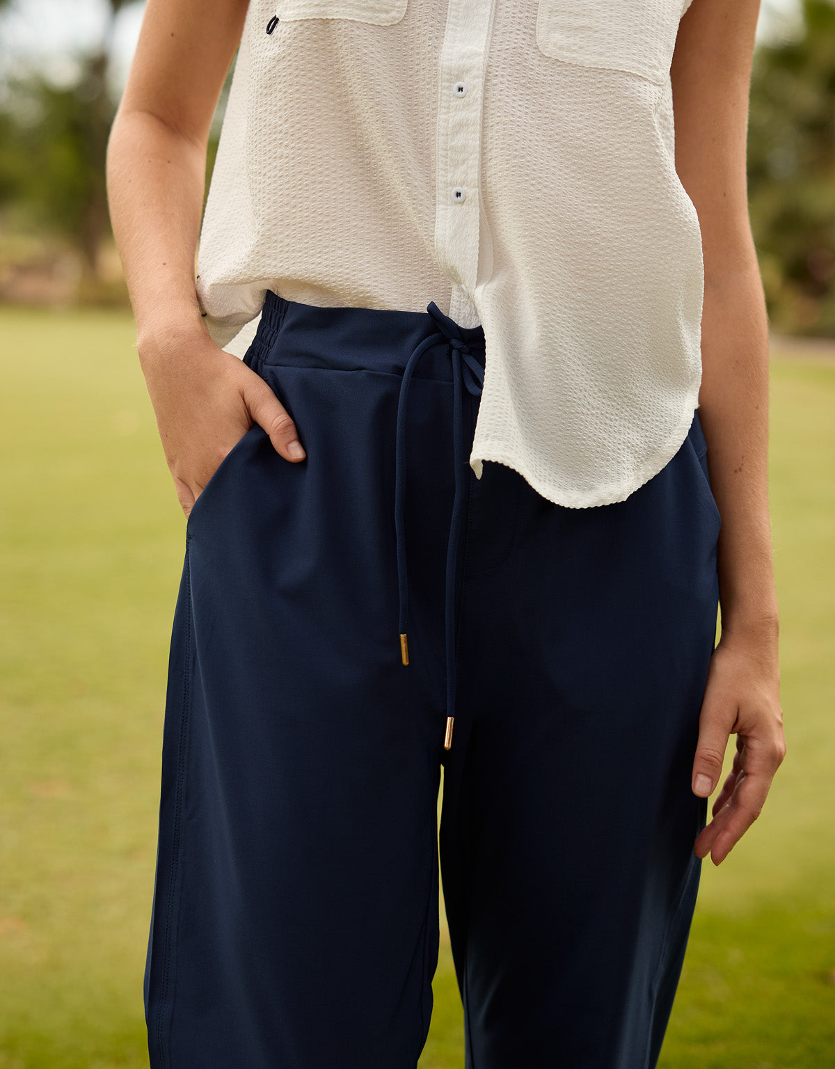 Lange Hose Marineblau - Pricote