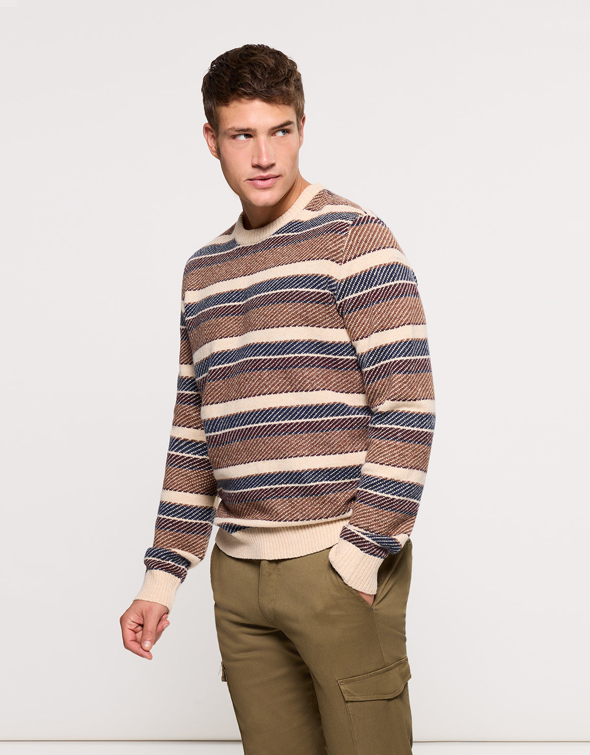 Jersey Beige Rayas - Susque 3