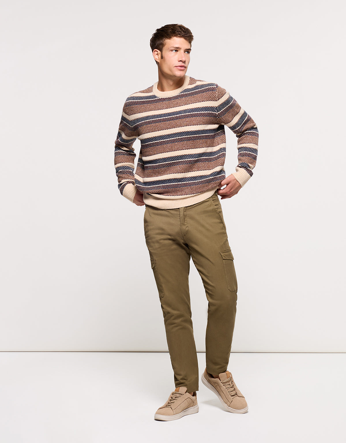 Jersey Beige Rayas - Susque 9