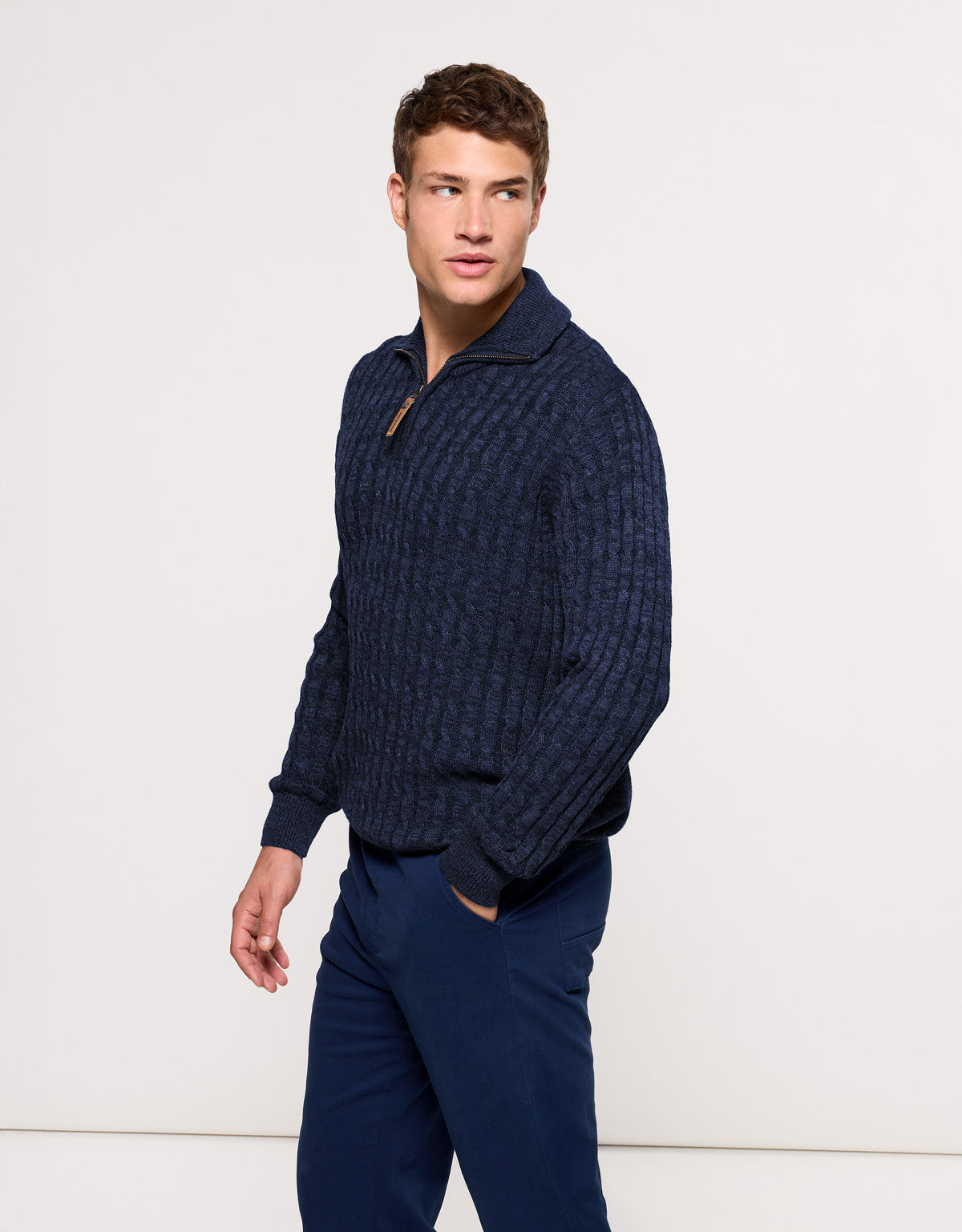 Marineblauer Pullover – Delaware