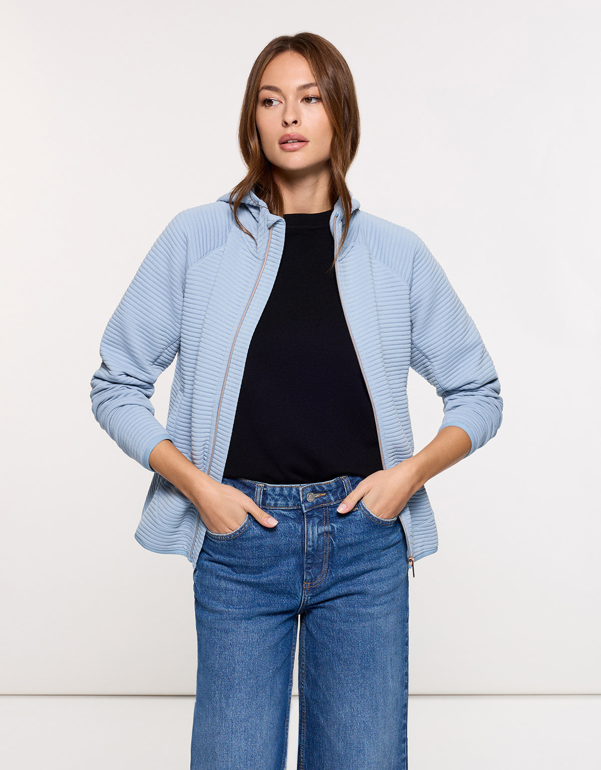 Chaqueta Azul Celeste - Tigiana