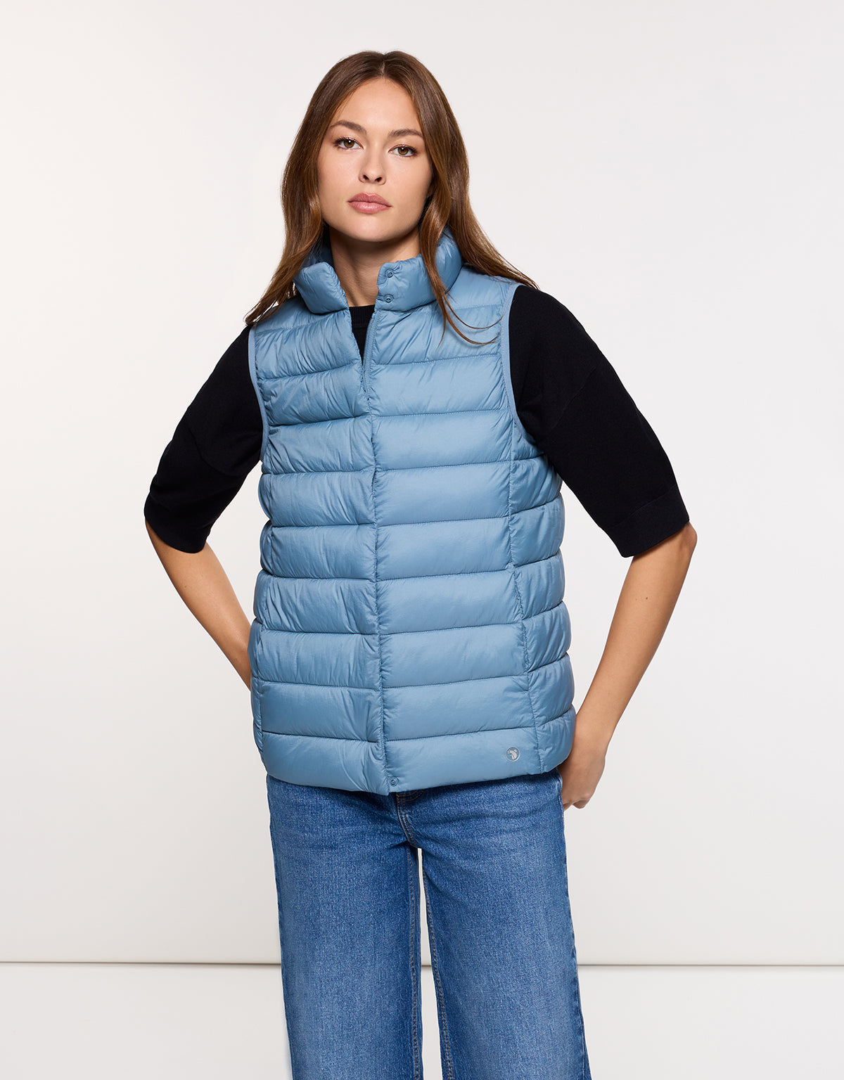 Chaleco Acochado Azul - Bare