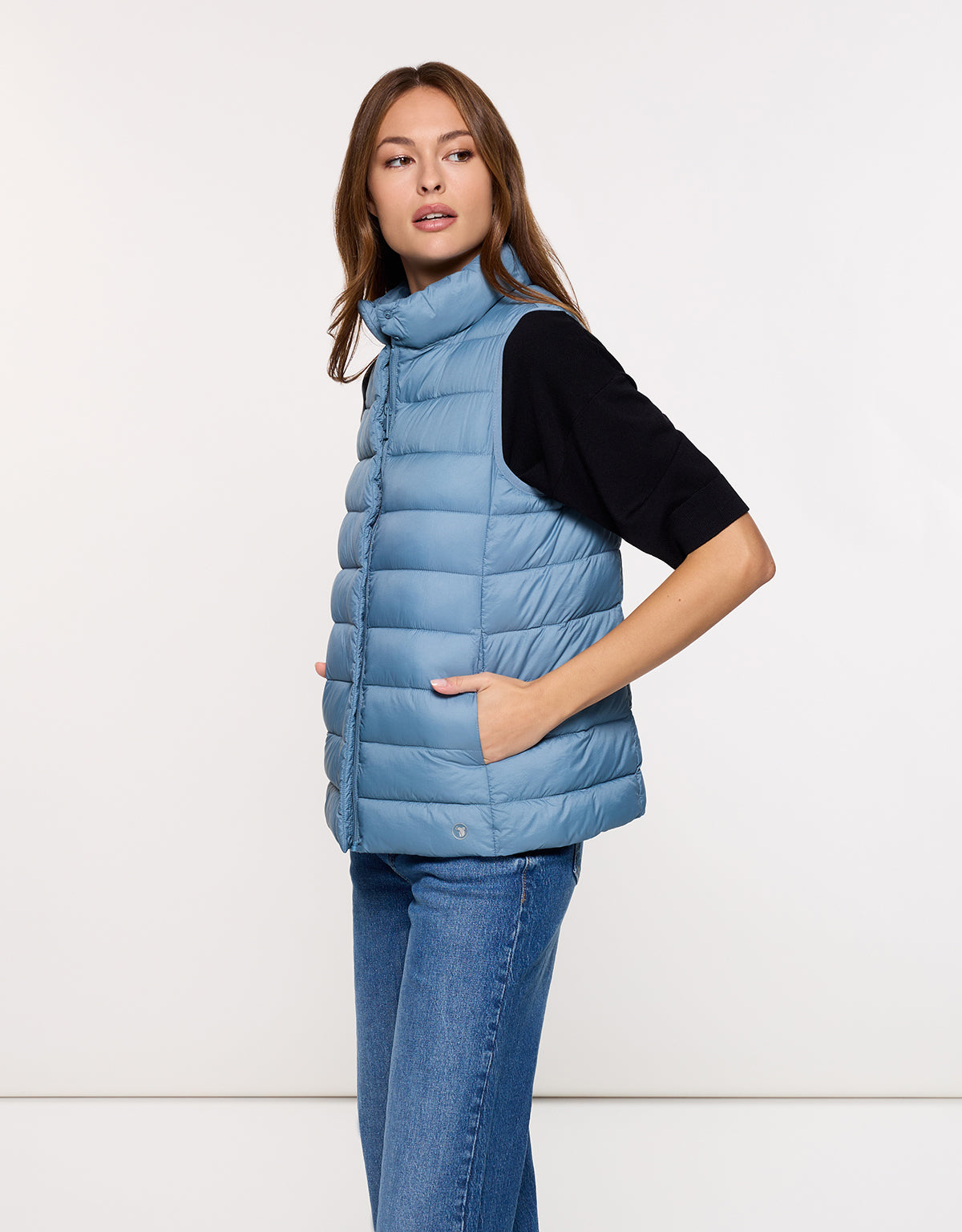 Chaleco Acochado Azul - Bare 3