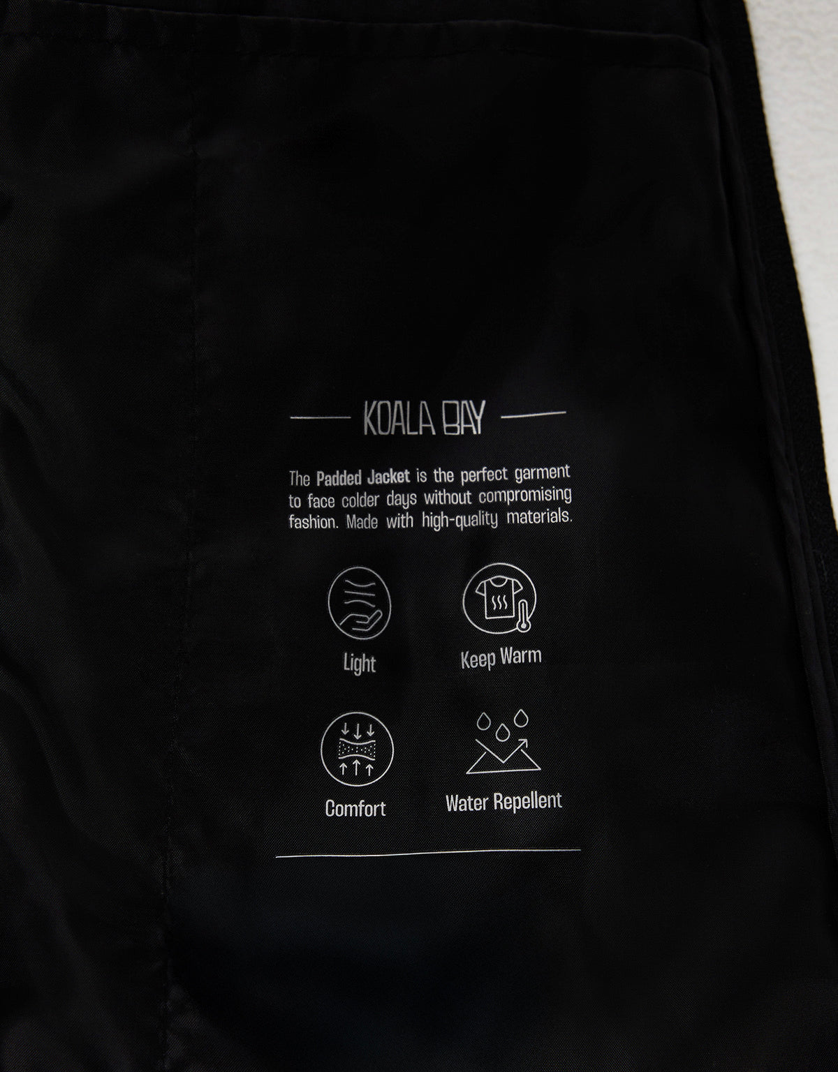 Chaleco Acolchado Negro - Bare 7