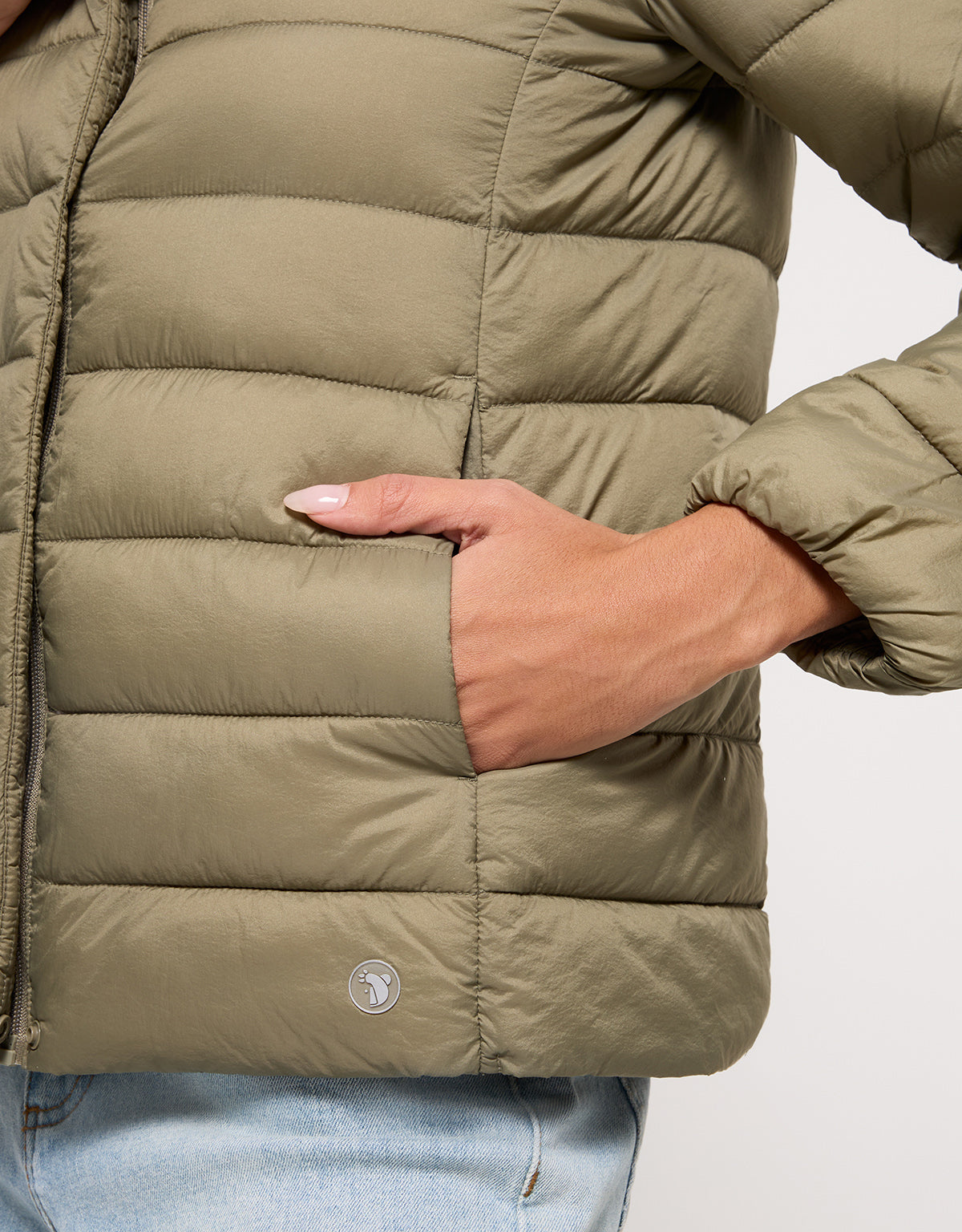 Chaqueta Acolchada Caqui - Bareman 6