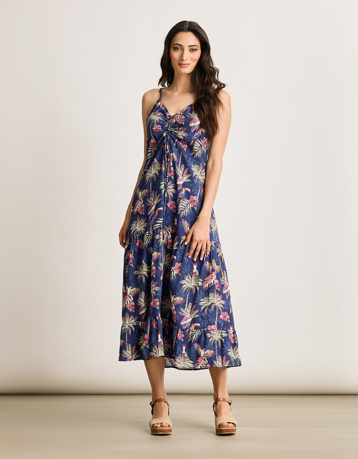 Vestido Largo Azul - Sampeti