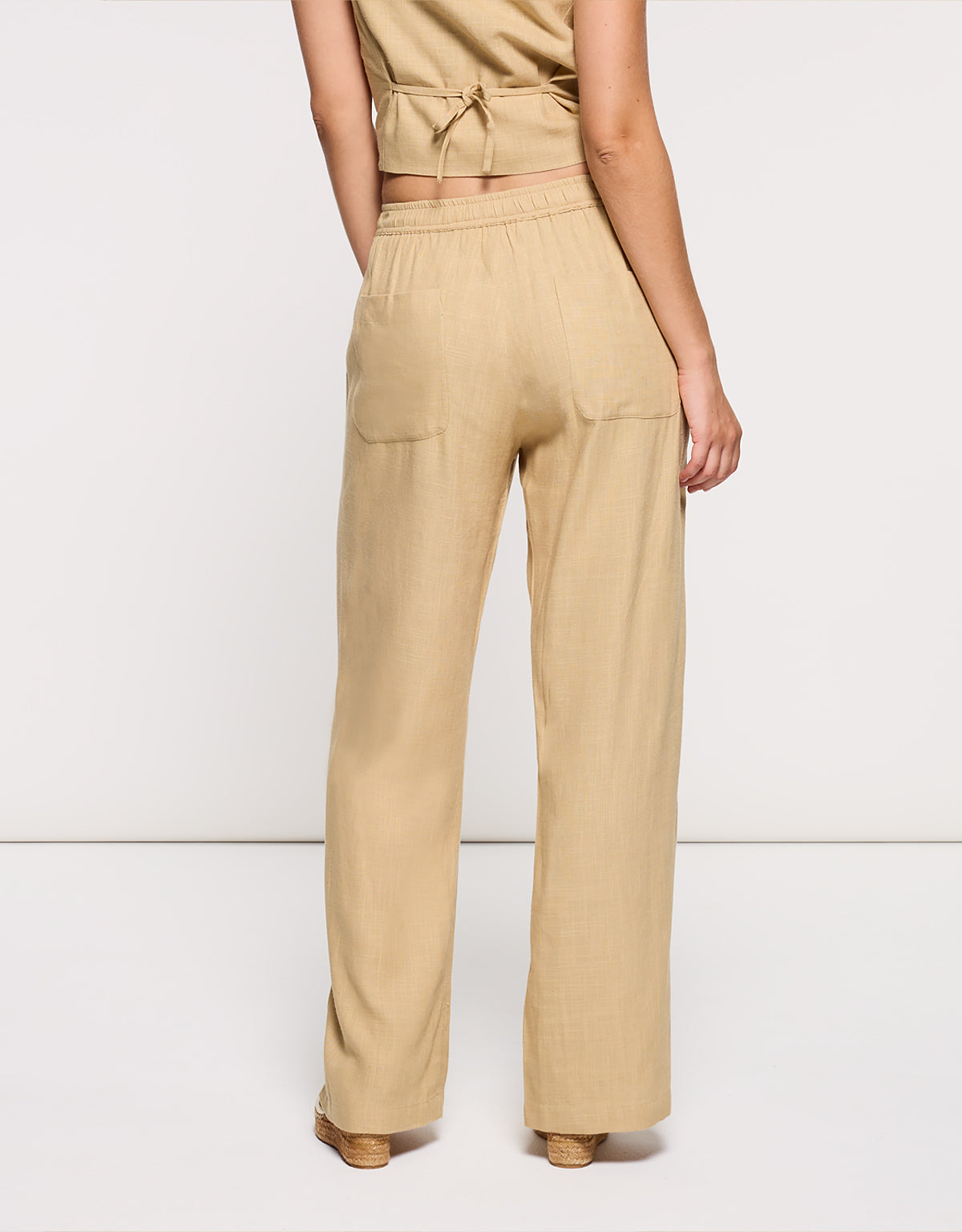 Pantalón Largo Beige - Mota 4