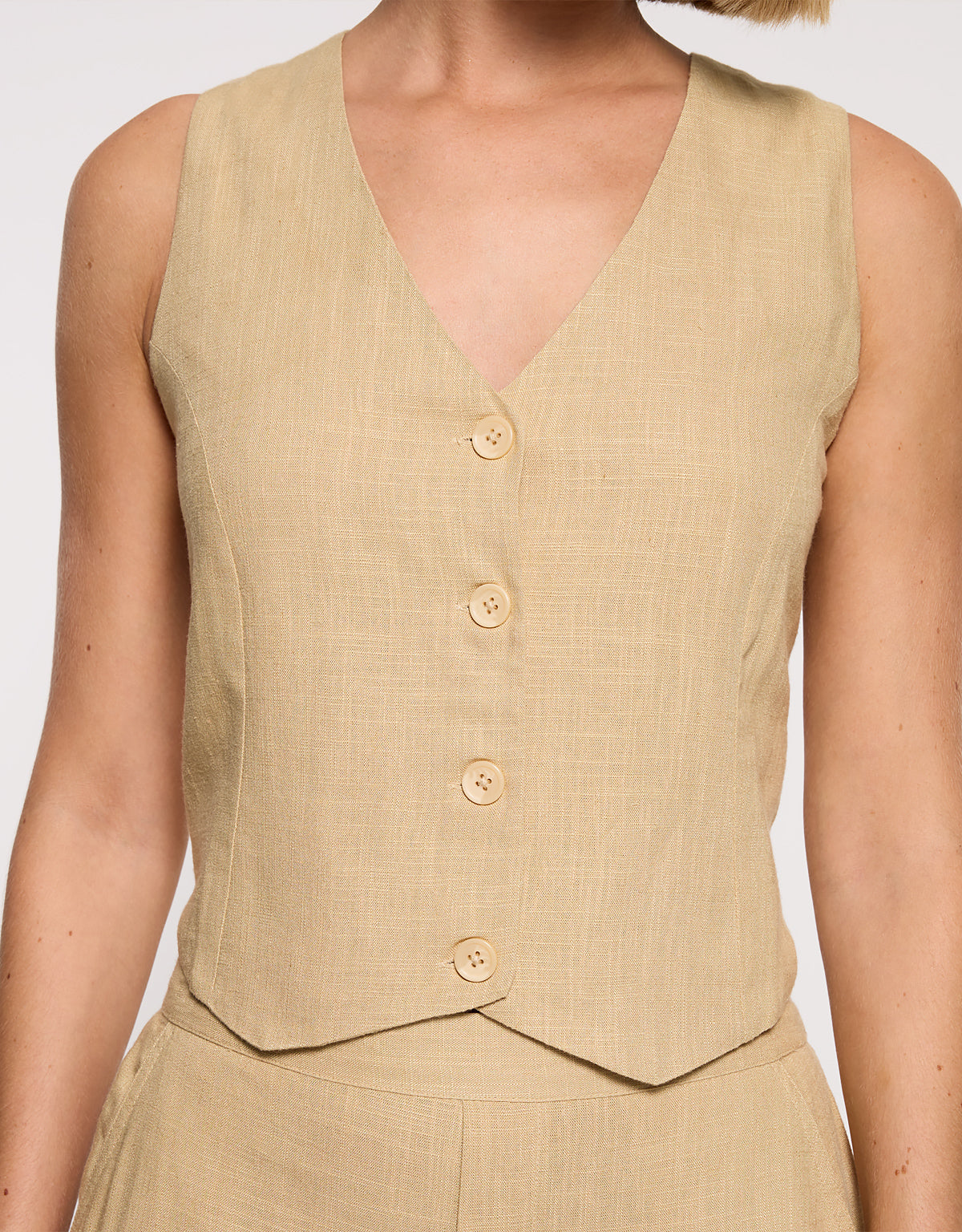 Chaleco Beige - Moti 6