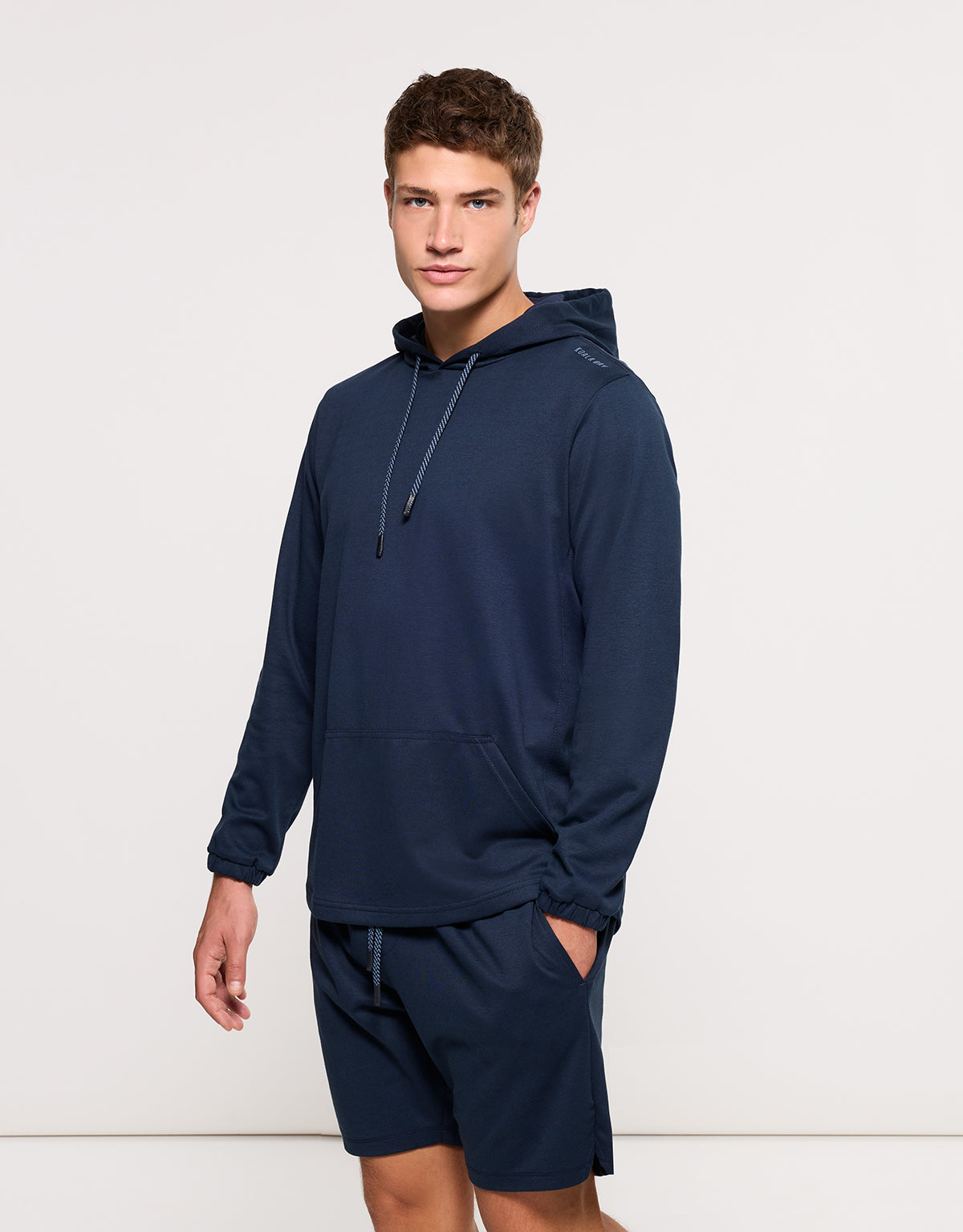 Sudadera con Capucha Azul Marino - Sagle 3