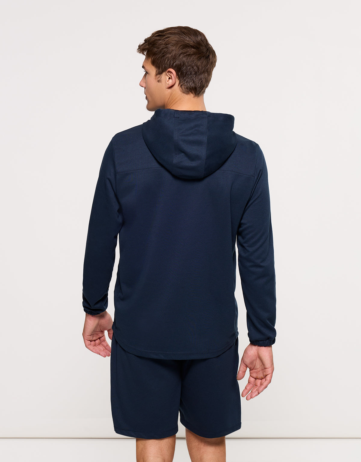 Sudadera con Capucha Azul Marino - Sagle 4