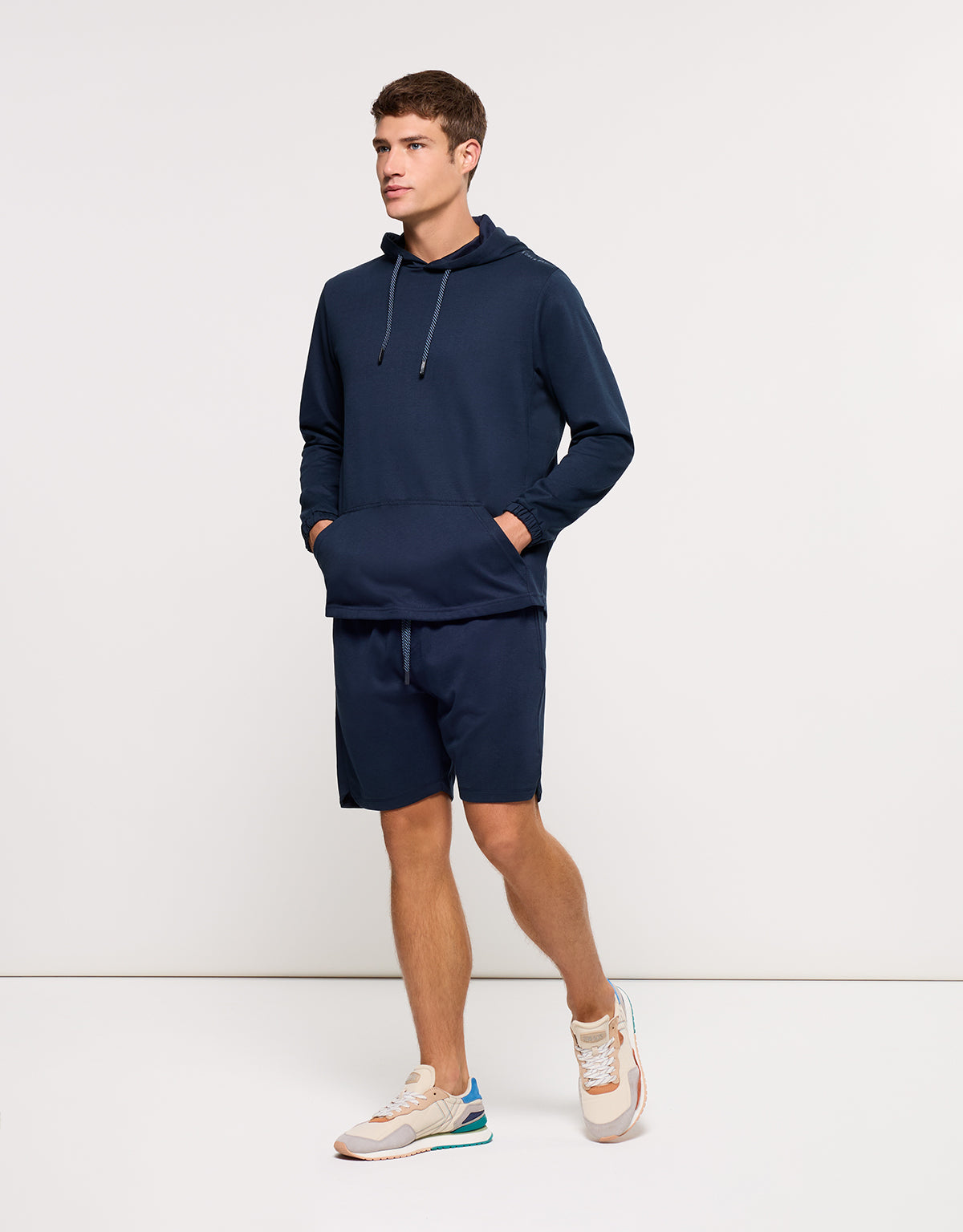 Sudadera con Capucha Azul Marino - Sagle 8