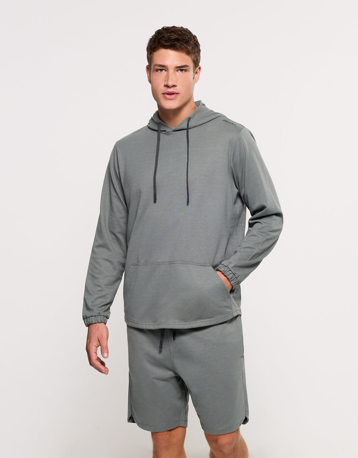 Sudadera con Capucha Caqui - Sagle 2