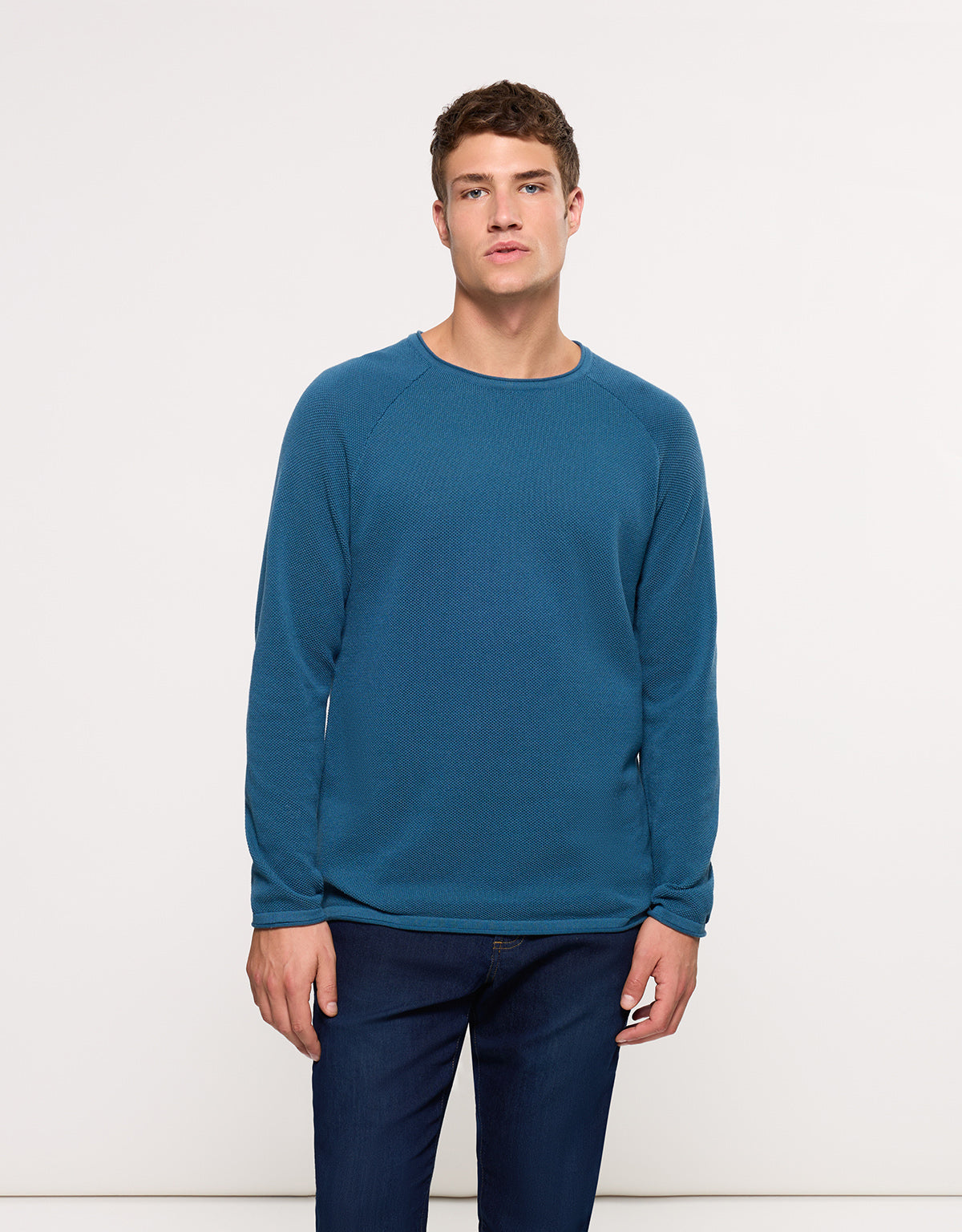 Jersey  Manga Larga Azul - Forz