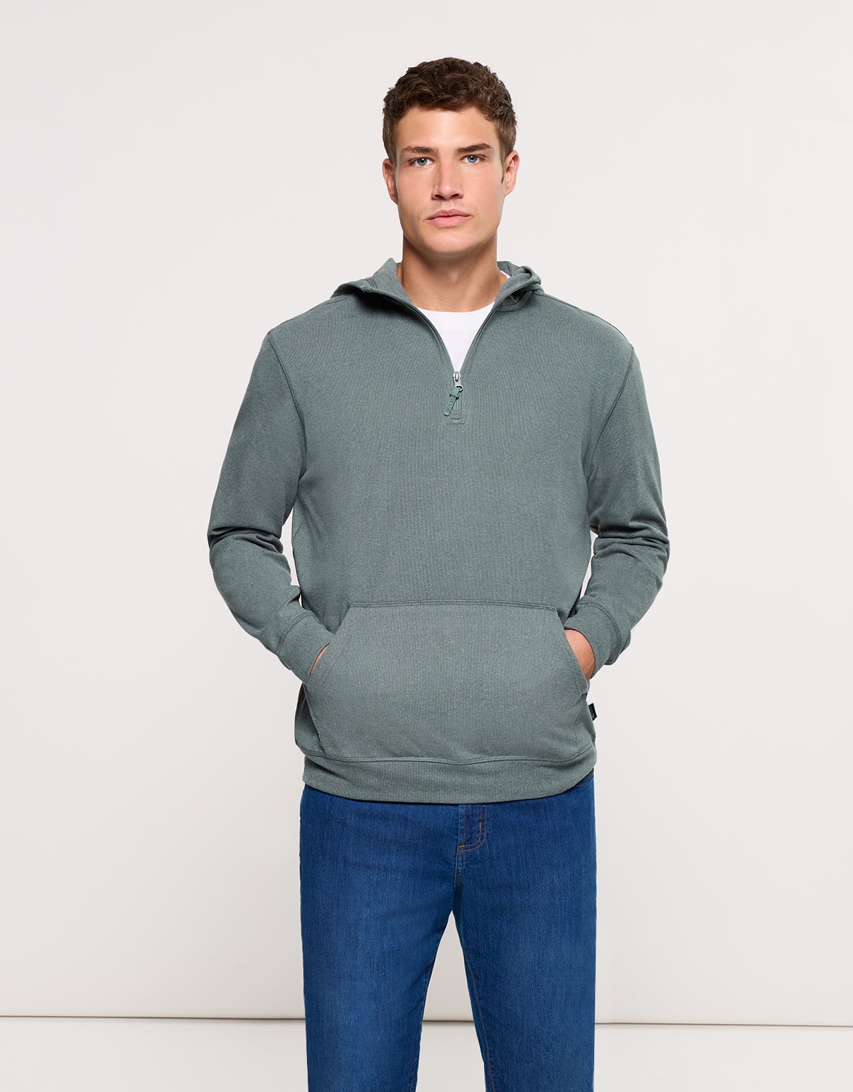 Sudadera con Capucha Verde - Camies