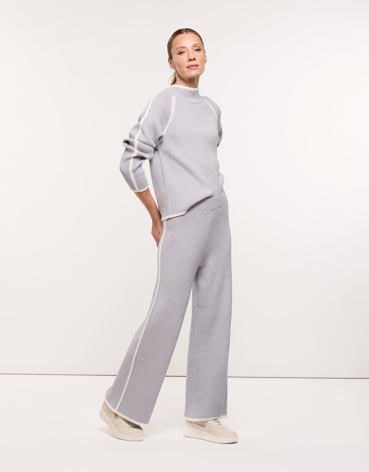 Pantalón de Punto Gris - Yami 8