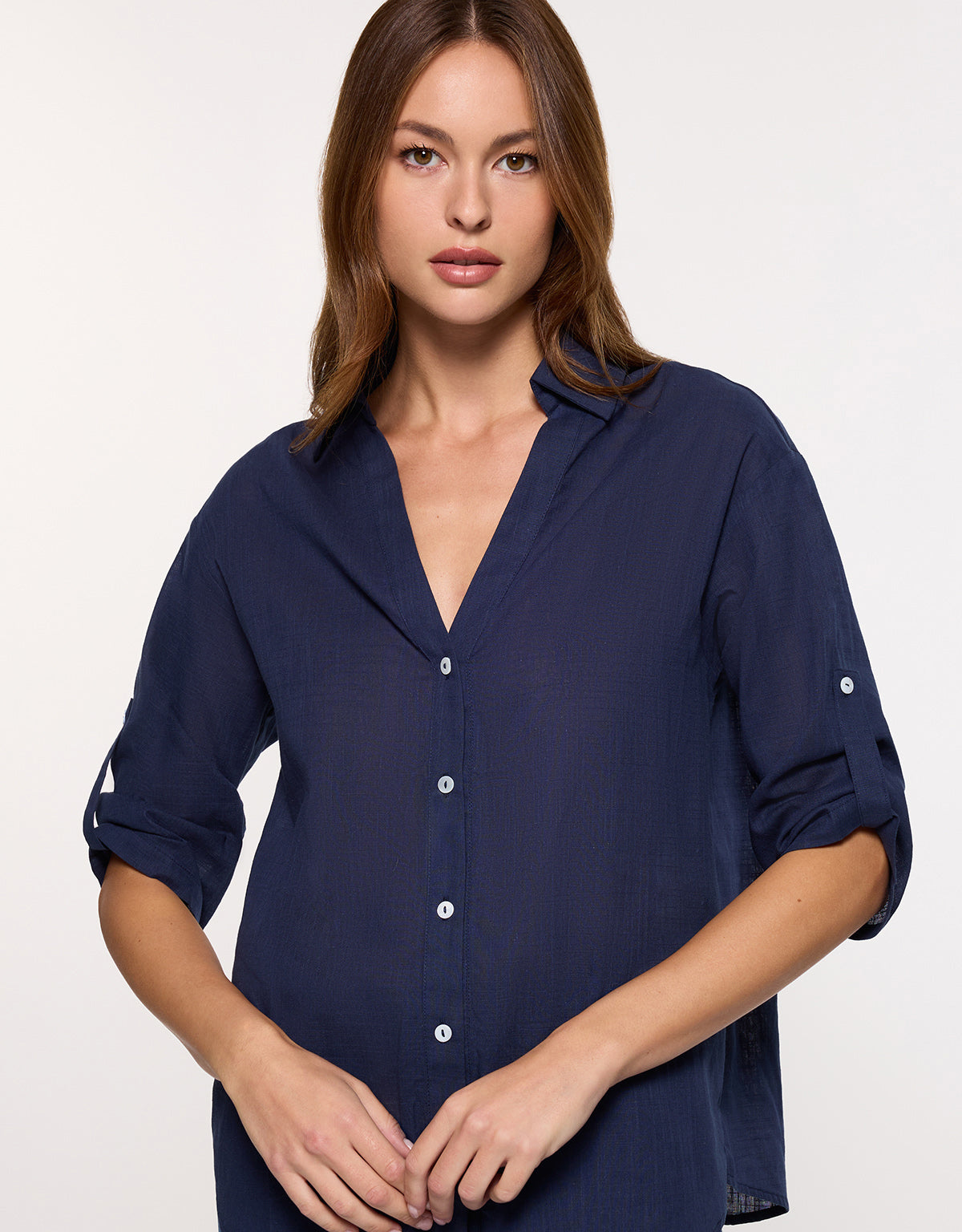 Camisa Manga Larga Azul Marino - Astromi 2