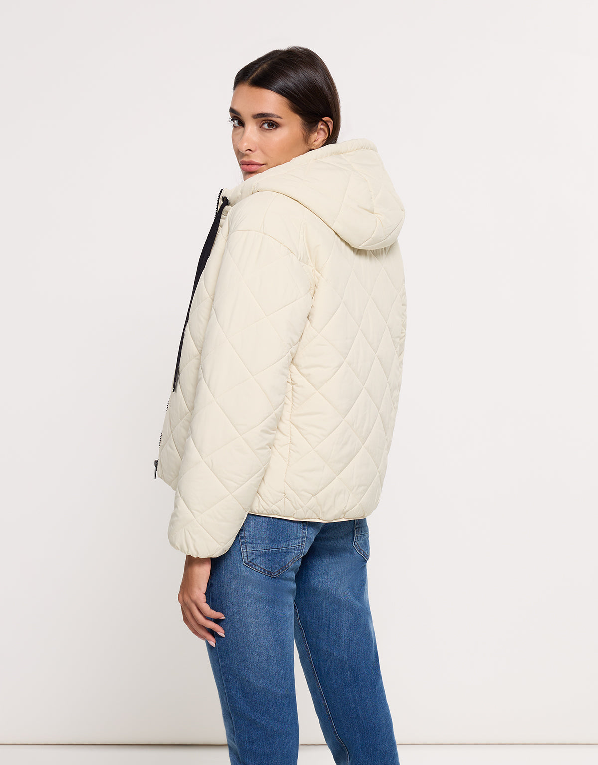 Chaqueta con Capucha Beige - Dumosa 3