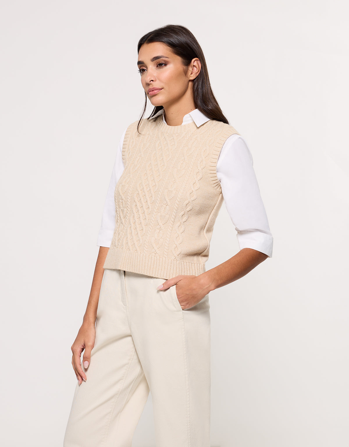 Chaleco Beige - Lapica 3