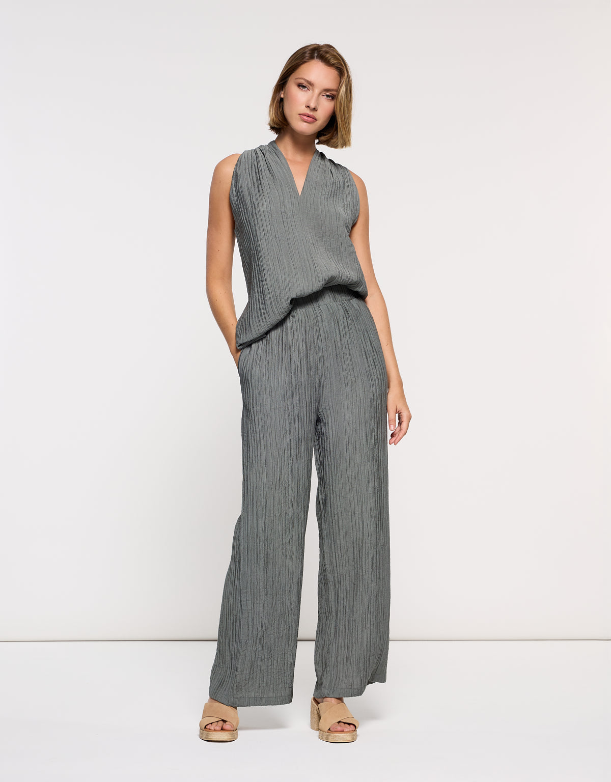 Blusa Tirantes Verde - Samira 6