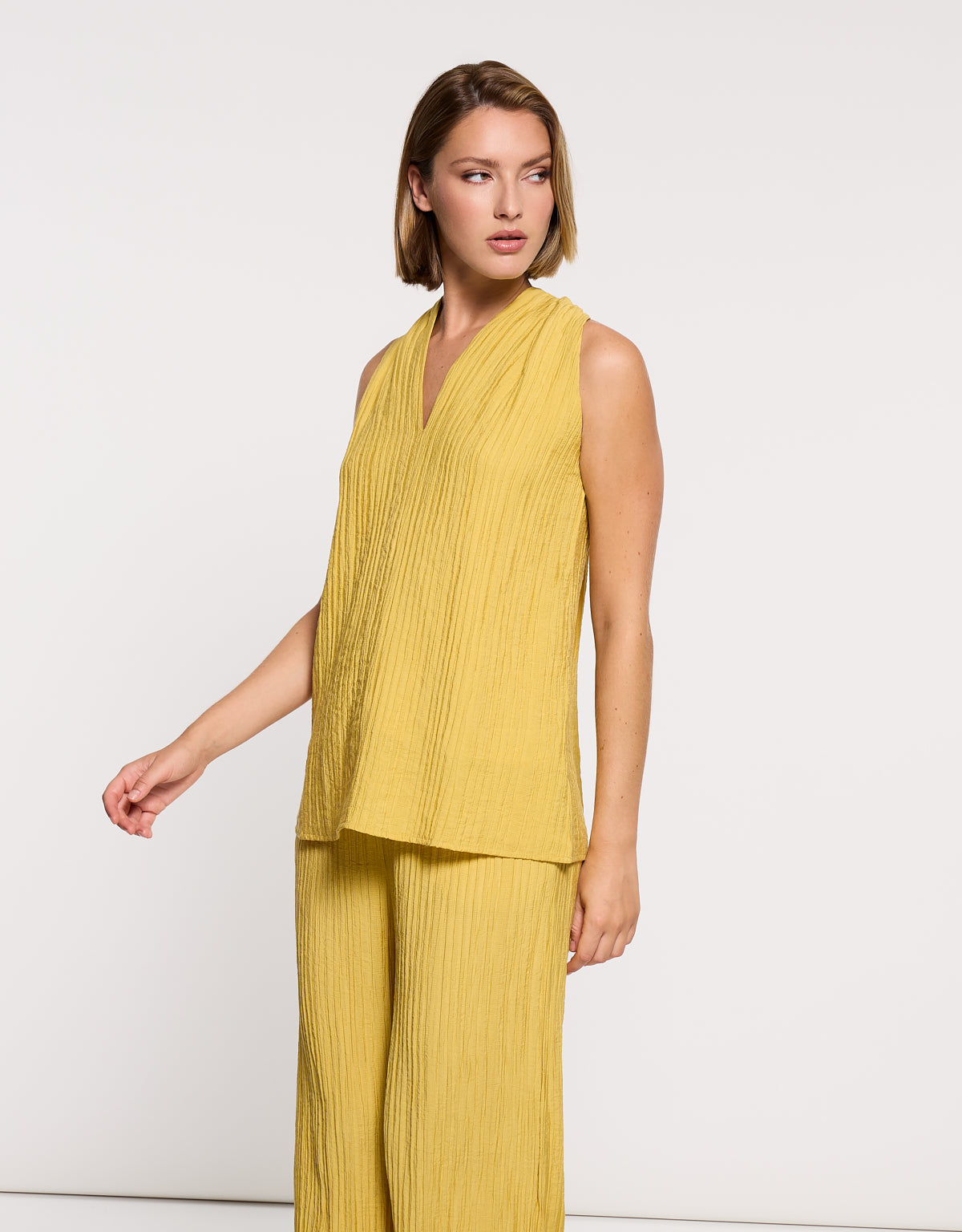 Blusa Tirantes Mostaza - Samira 3