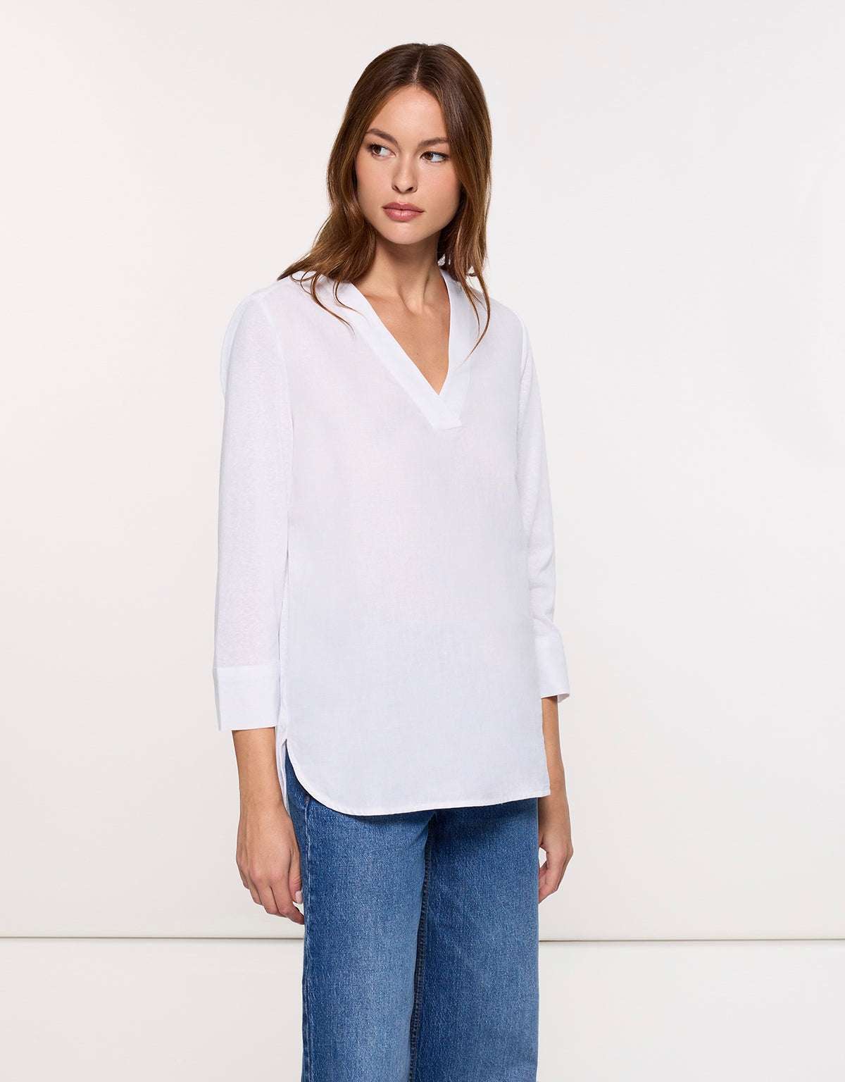 Blusa Manga Larga Blanco - Rosais