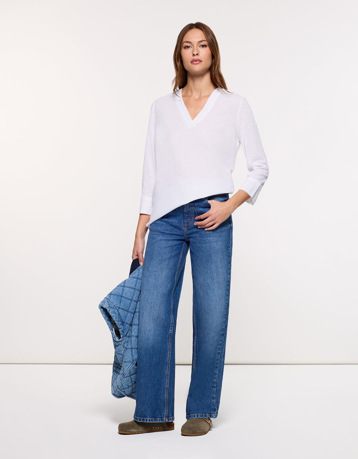 Blusa Manga Larga Blanco - Rosais 7