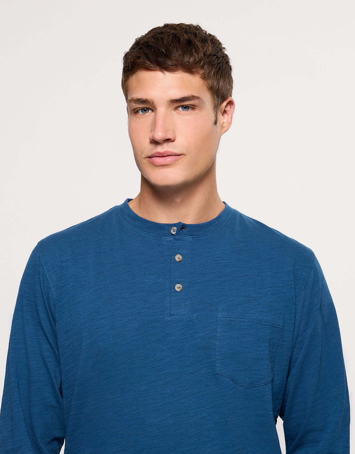 Camiseta Manga Larga Azul - Barnock 2