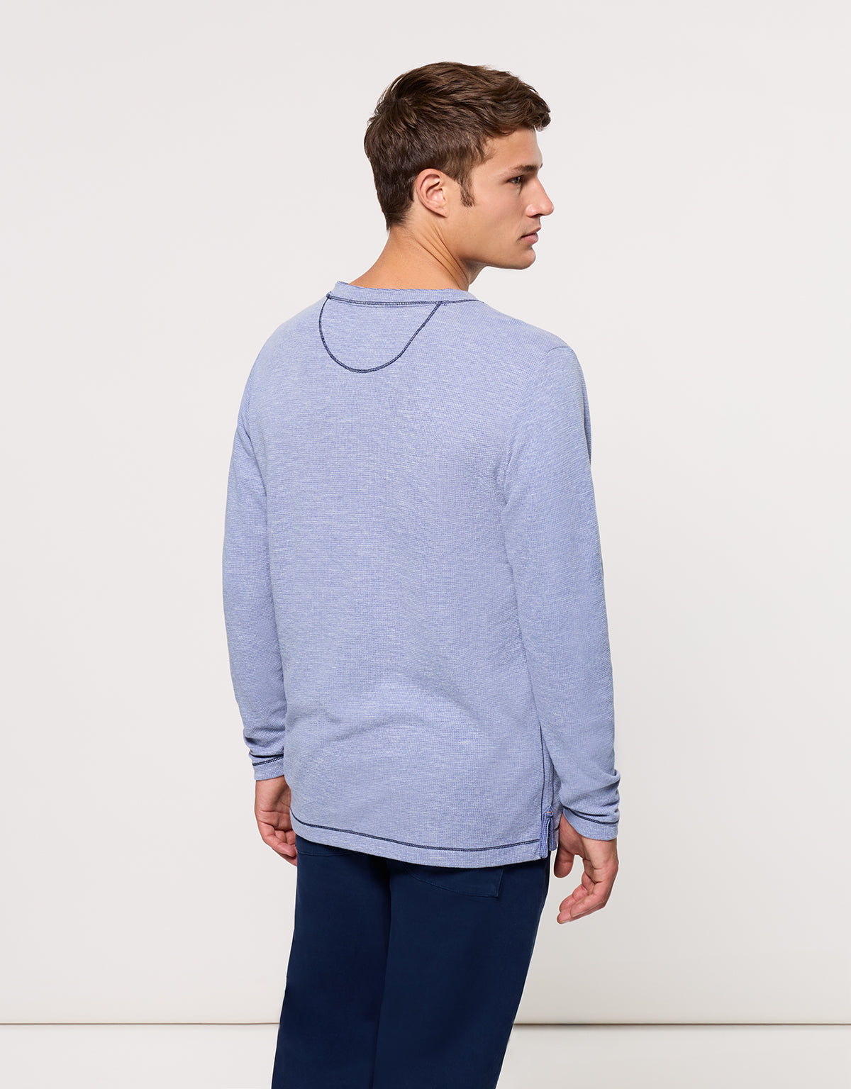 Camiseta Manga Larga Azul - Deary 4