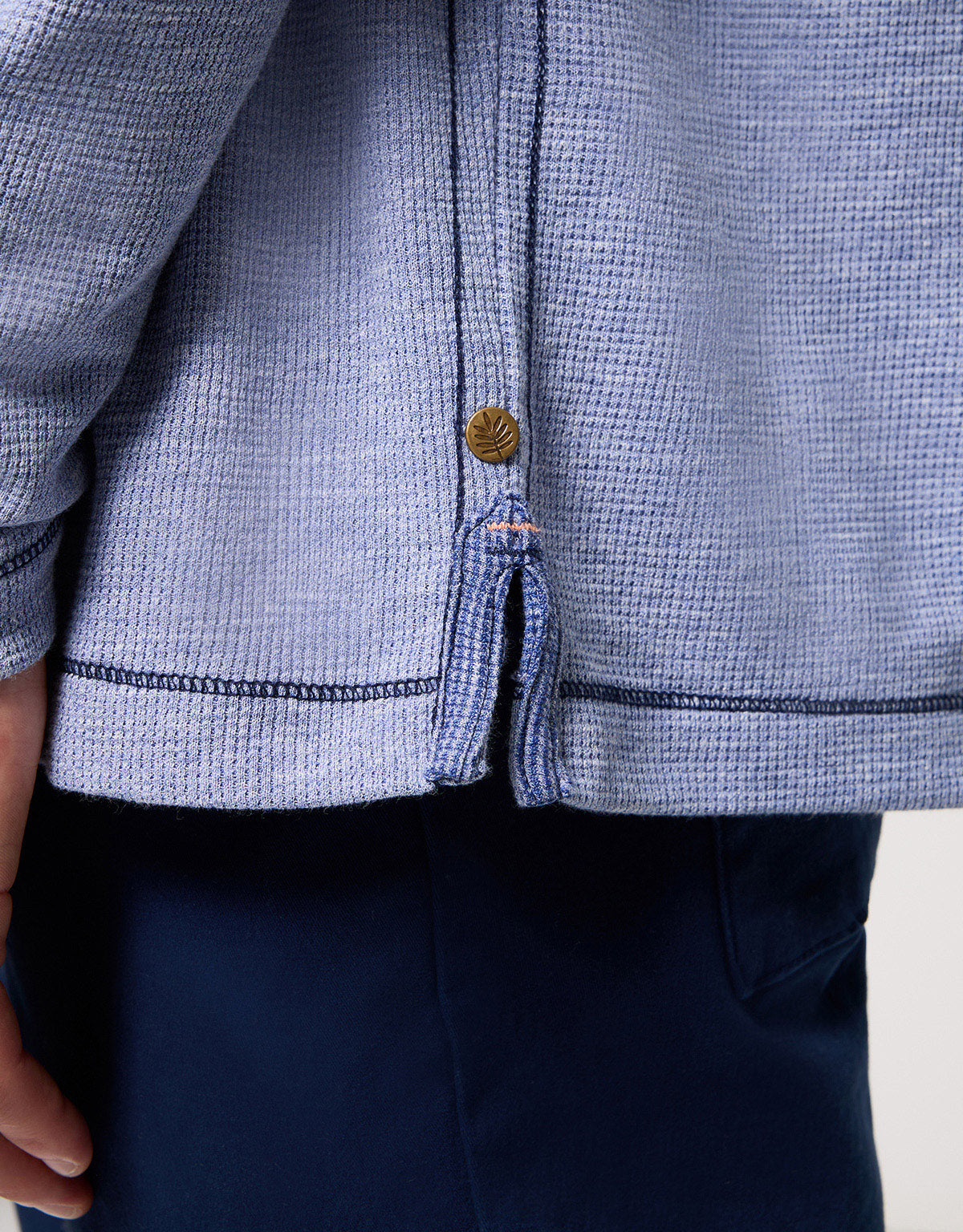 Camiseta Manga Larga Azul - Deary 6