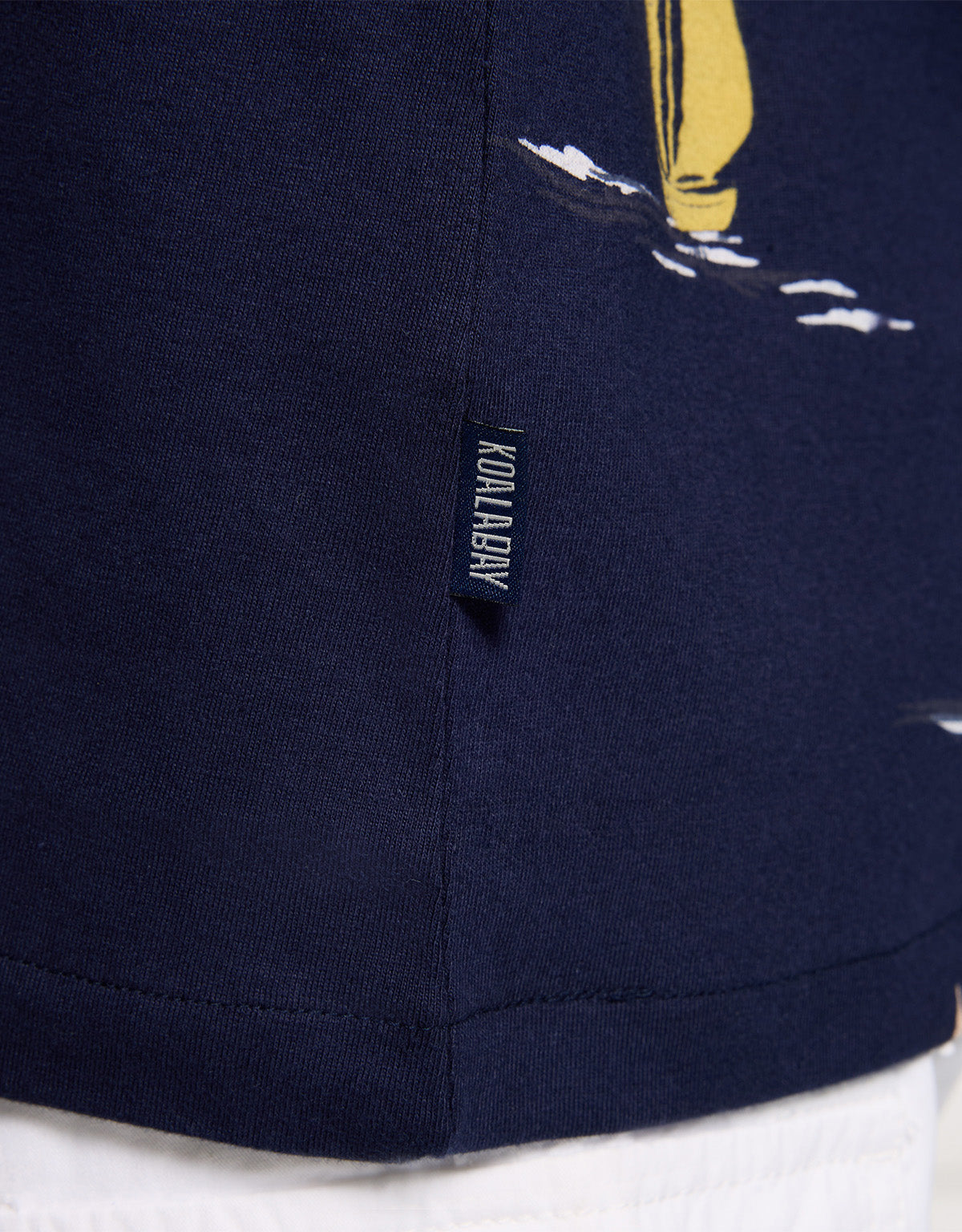 Camiseta Manga Corta Azul Marino - Sluupy 5