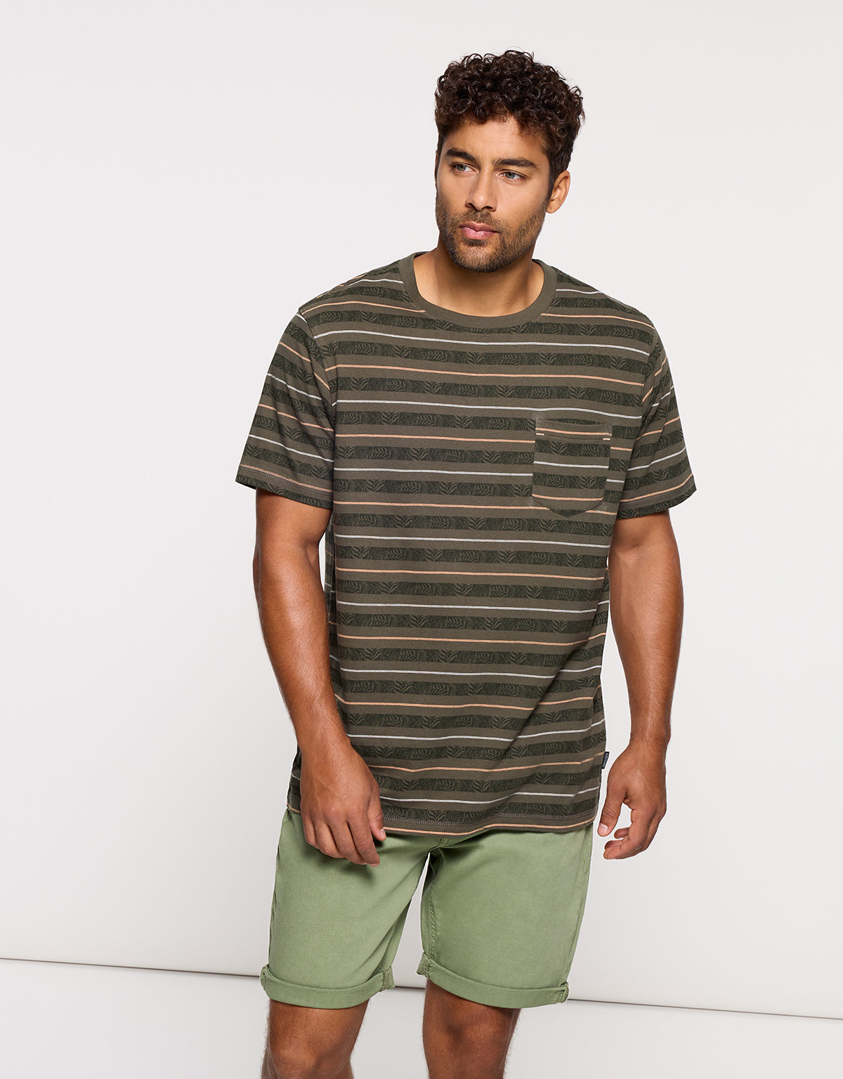 Camiseta Manga Corta Caqui - Iomy