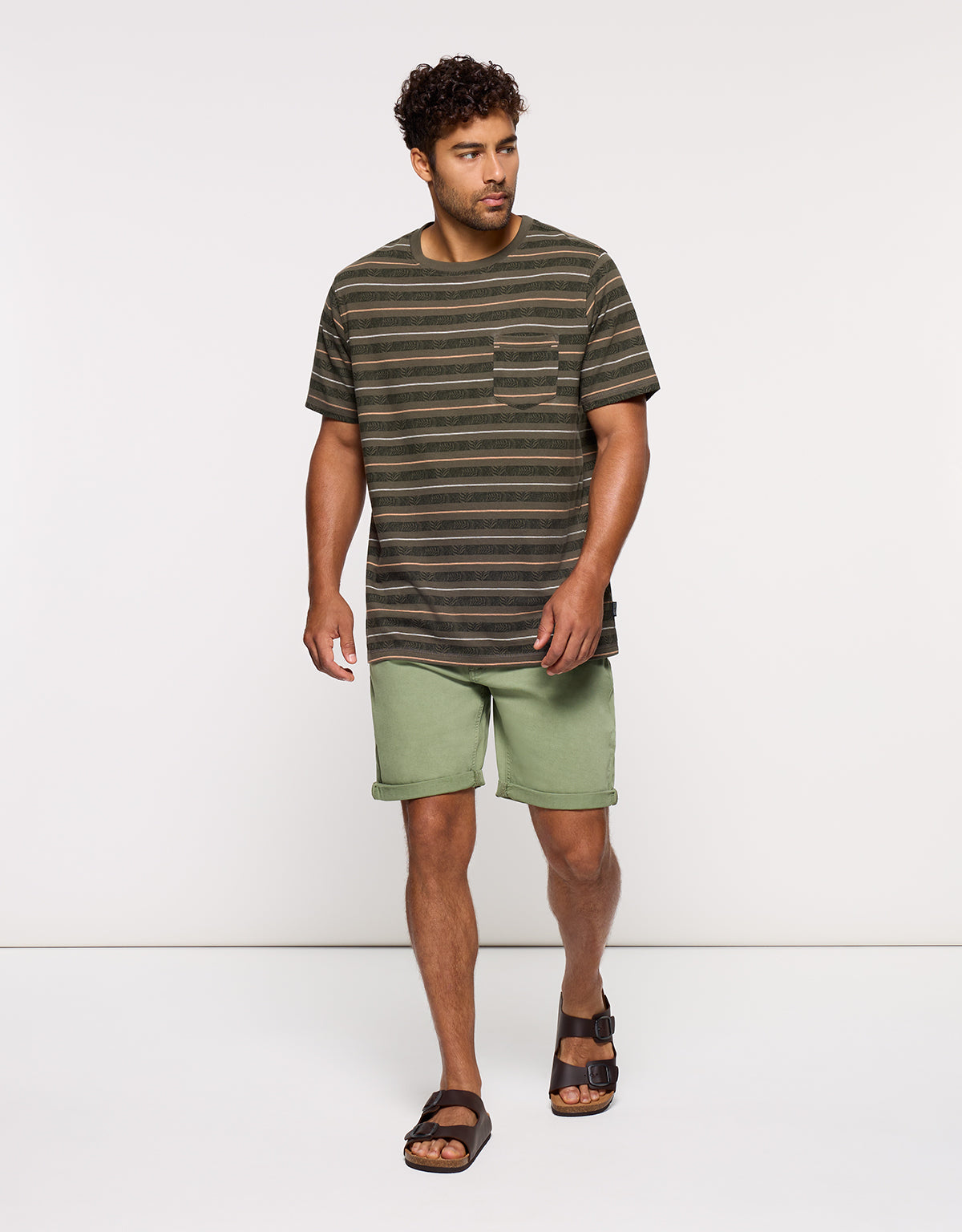 Camiseta Manga Corta Caqui - Iomy 6