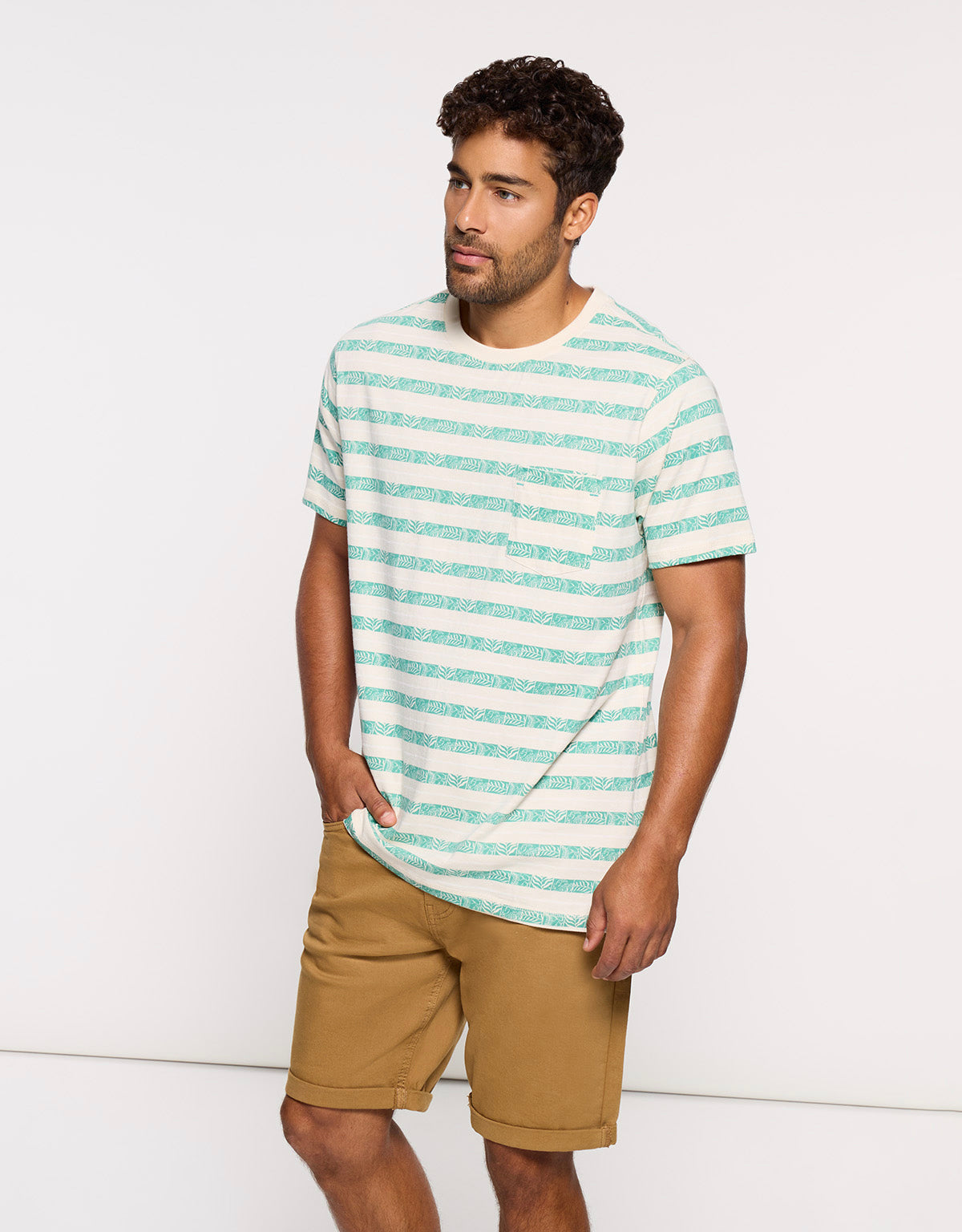 Camiseta Manga Corta Off White - Iomy 2