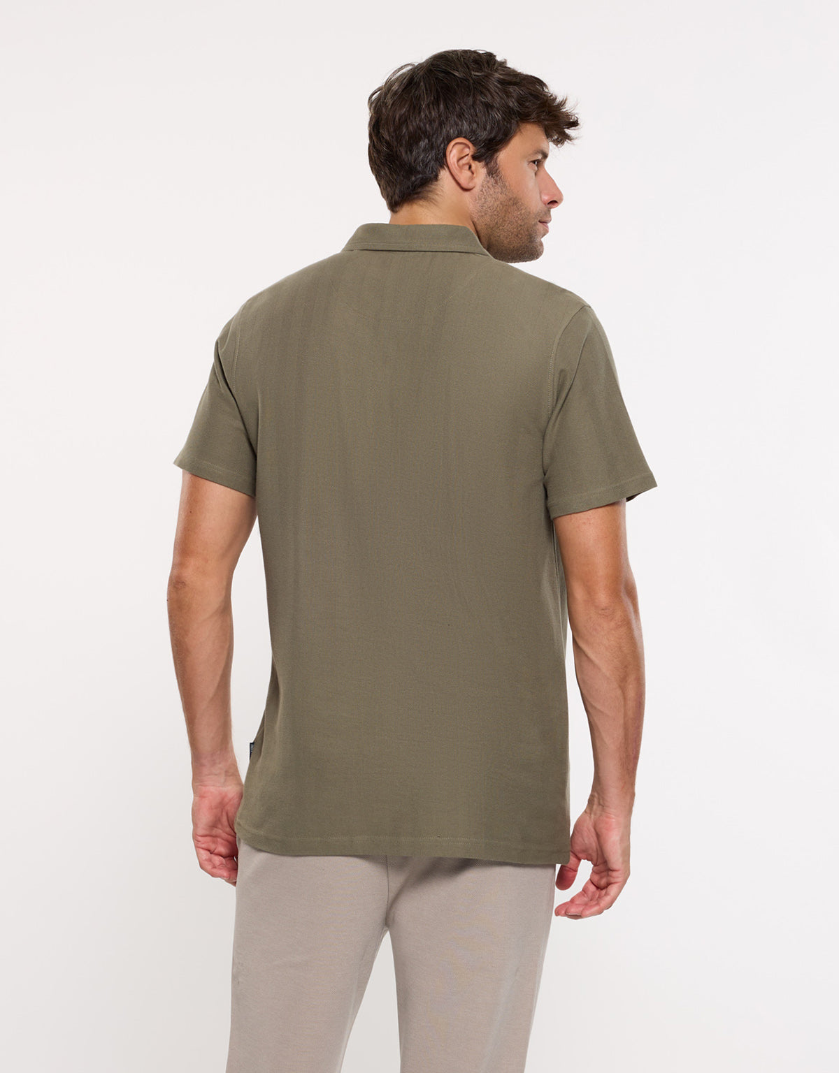 Polo Manga Corta Caqui - Biebu 4