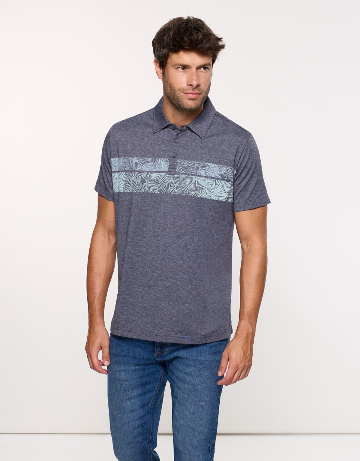 Polo Manga Corta Gris - Chelan 1