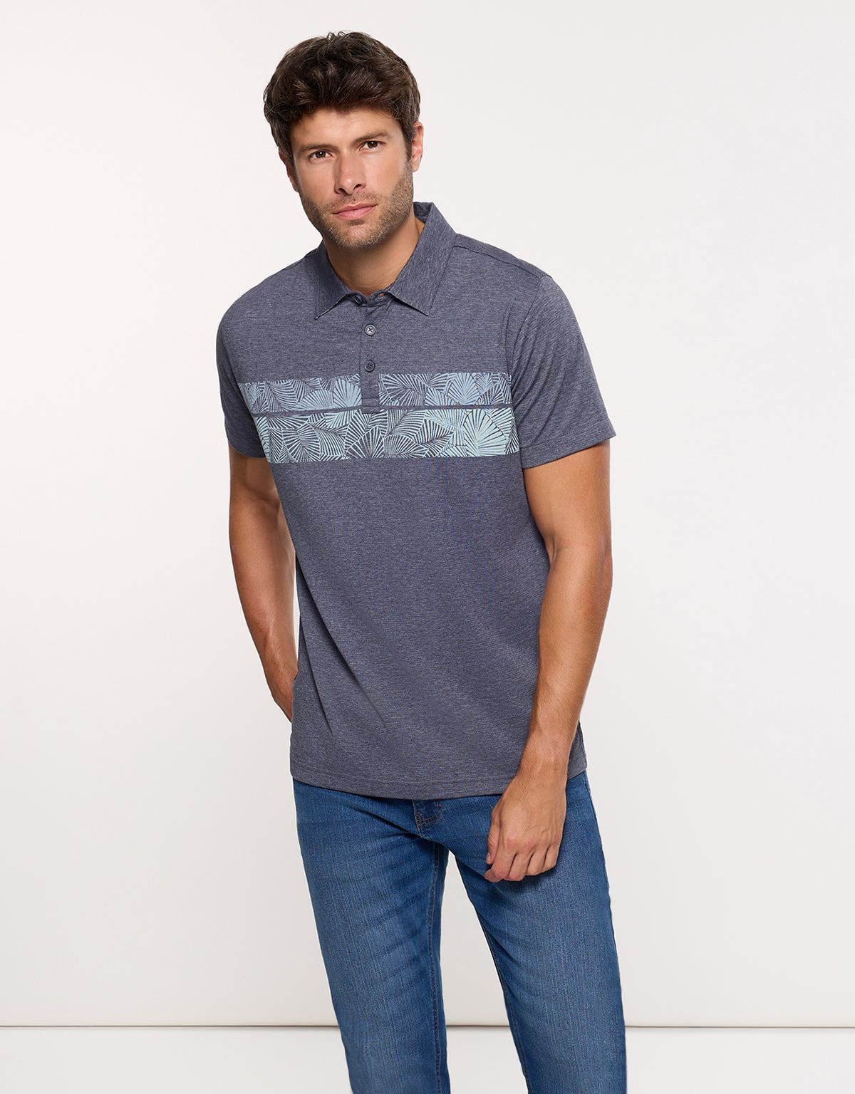 Polo Manga Corta Gris - Chelan 2