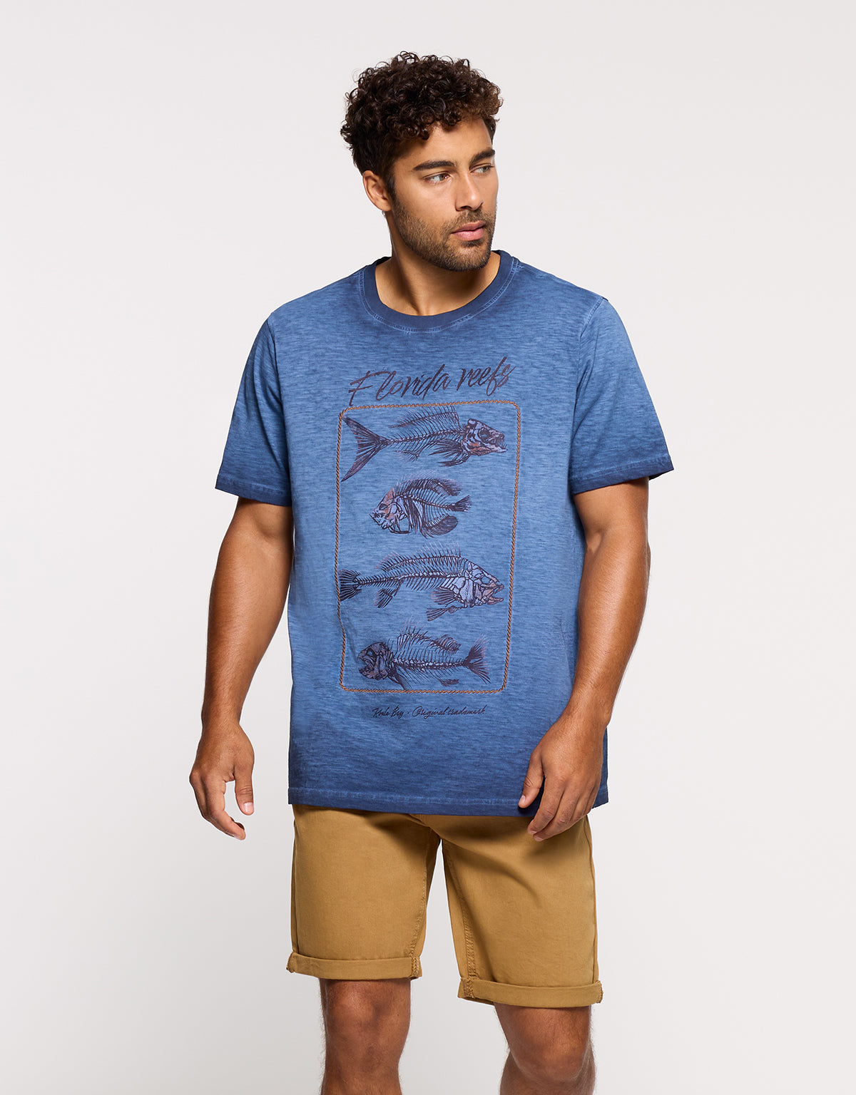 Camiseta Manga Corta Azul Marino - Uru