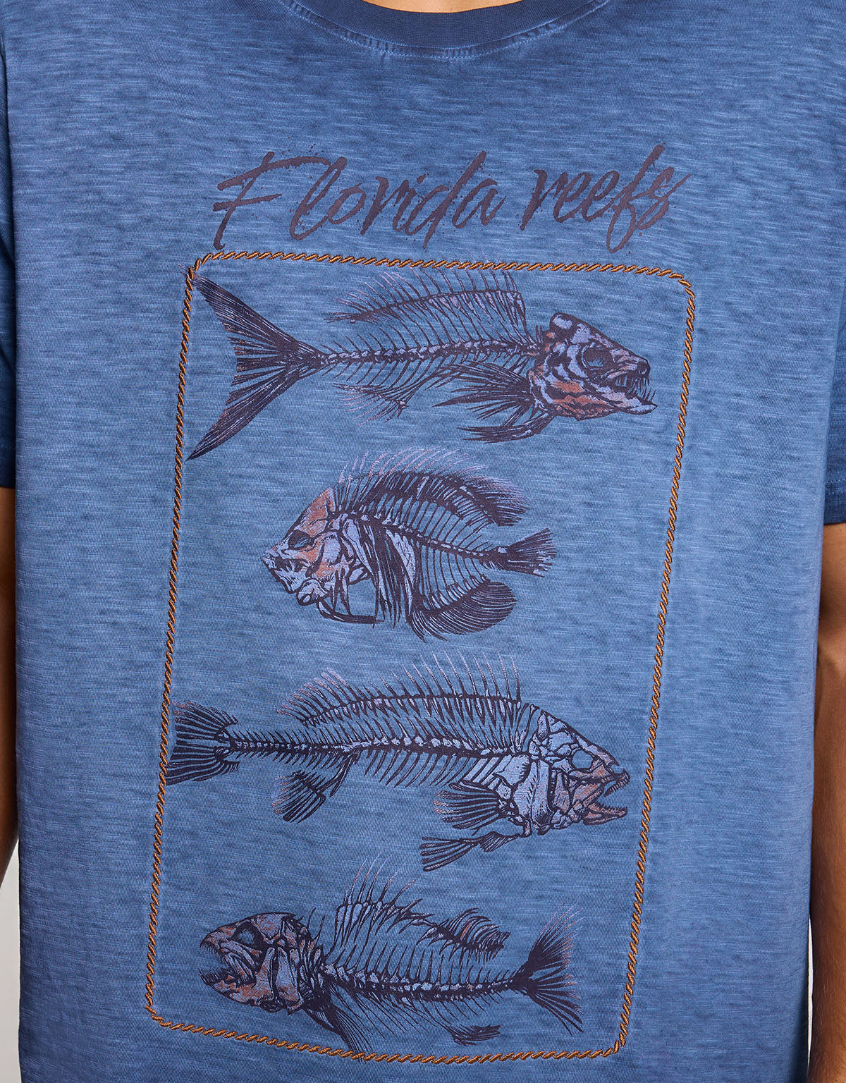 Camiseta Manga Corta Azul Marino - Uru 5