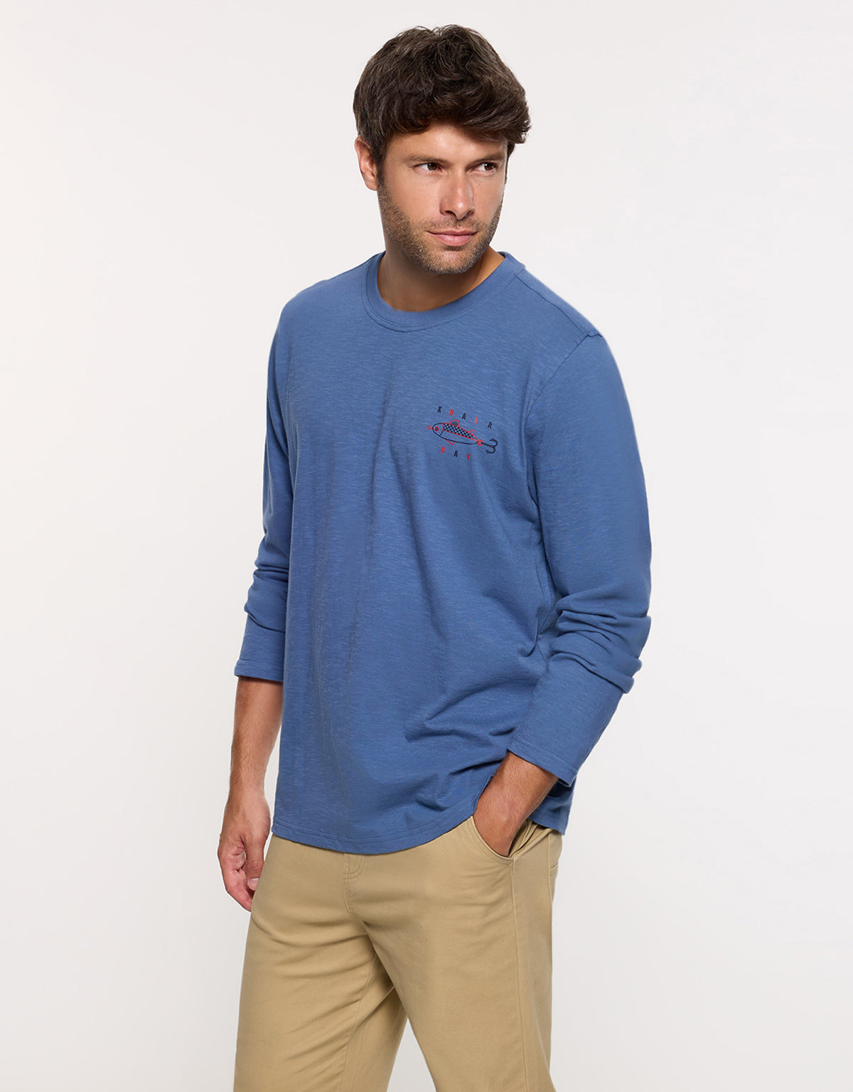 Camiseta Manga Larga Azul - Bubito 4