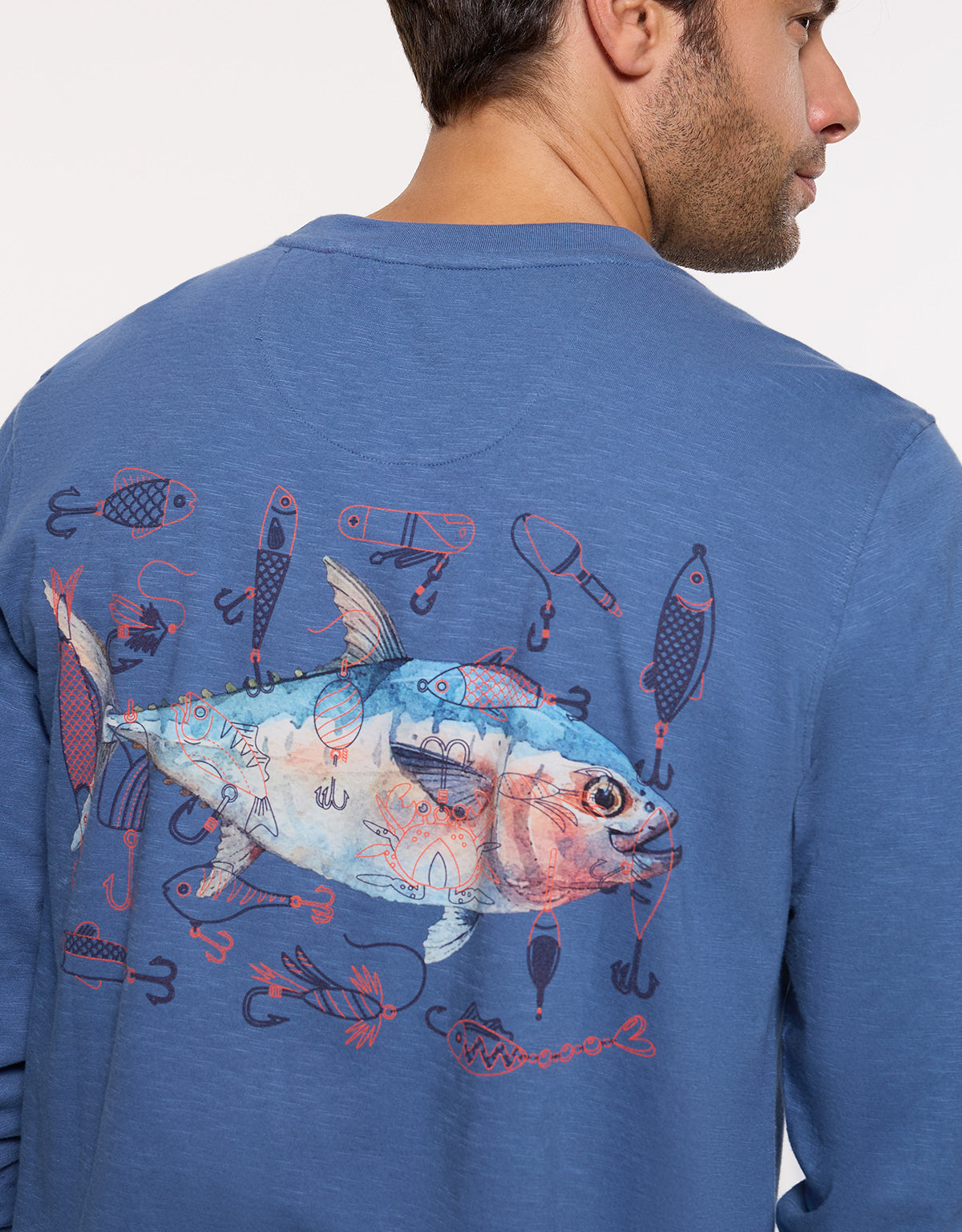 Camiseta Manga Larga Azul - Bubito 5