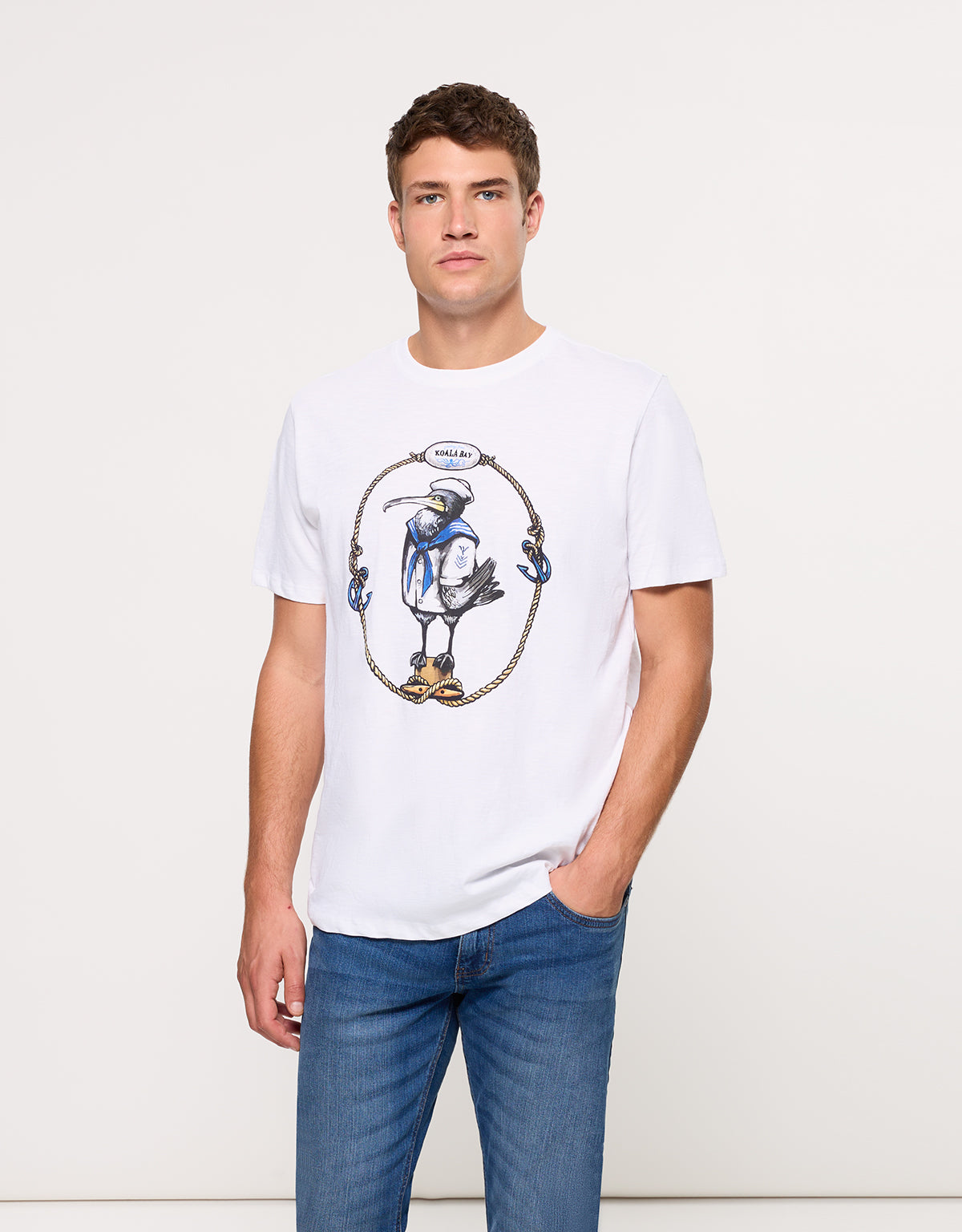 Camiseta Manga Corta Blanca - Cormor